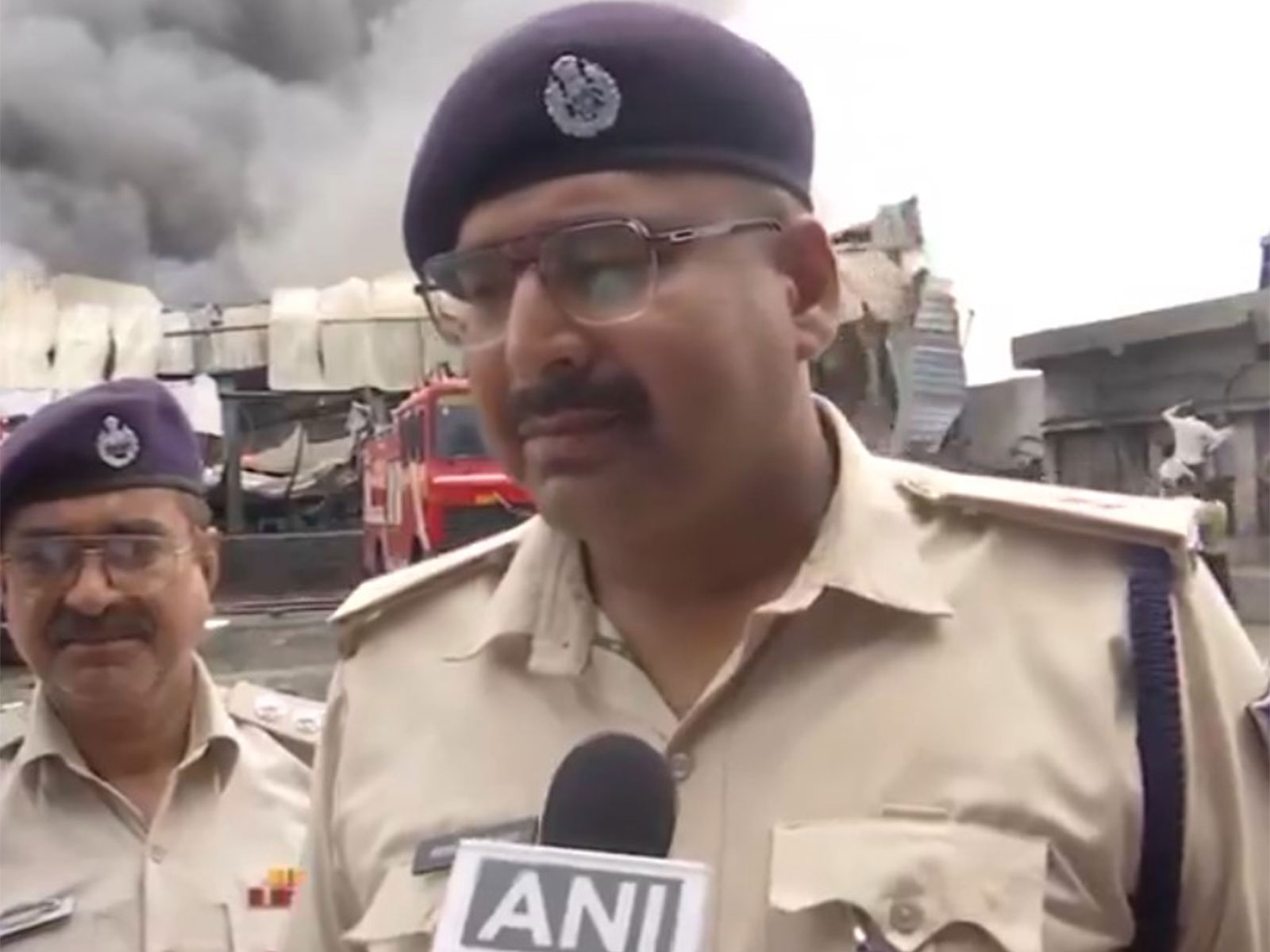 District Fire Officer Ritesh Pandey (Photo/ANI)