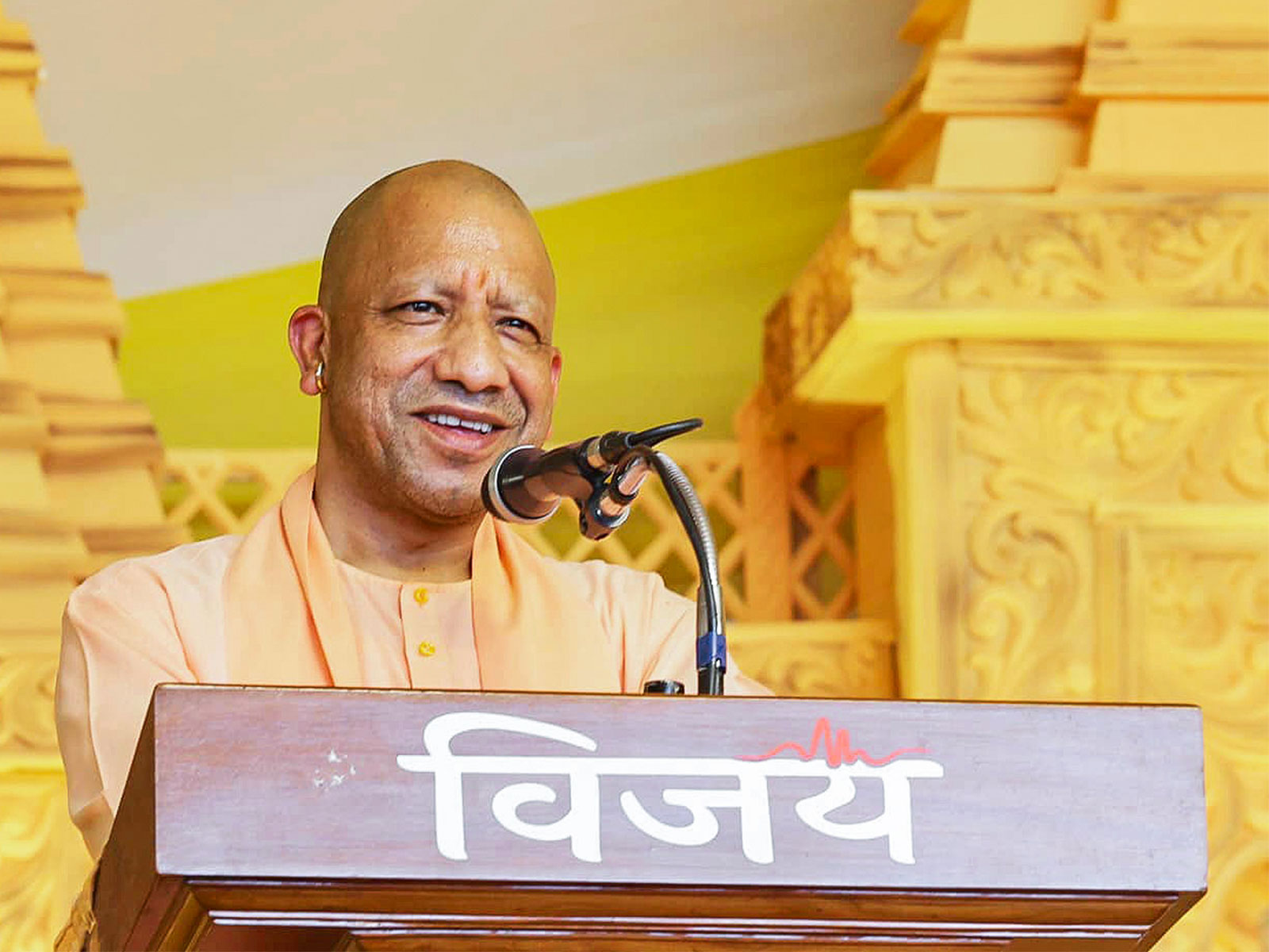 Uttar Pradesh Chief Minister Yogi Adityanath (File Photo/ANI)