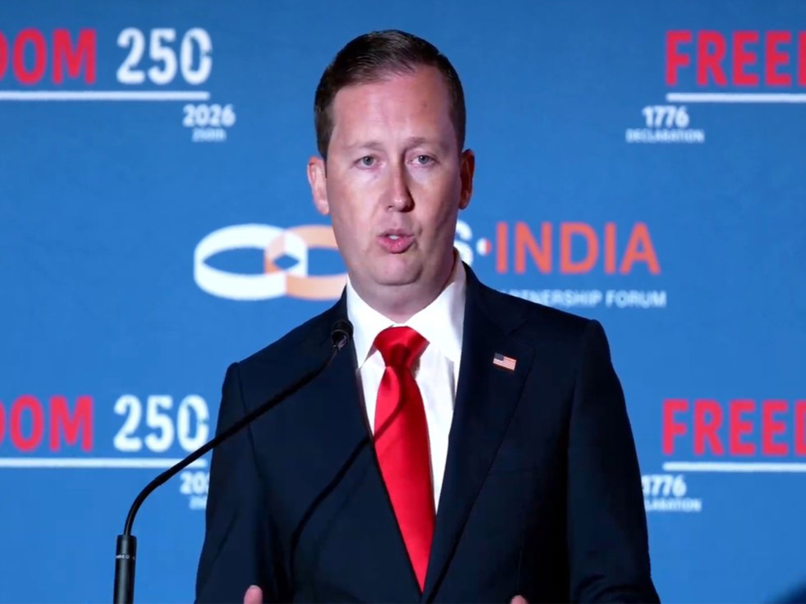 US Ambassador to India Sergio Gor (Photo/YouTube/USISPF) US Ambassador to India Sergio Gor (Photo/YouTube/USISPF)