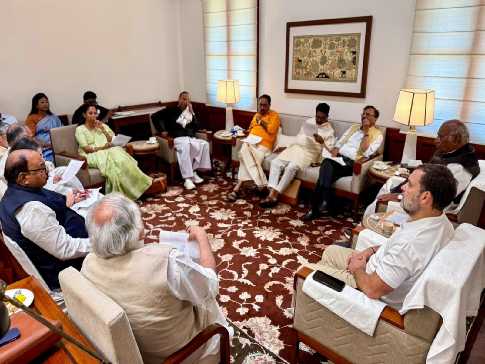 An INDIA bloc meeting in New Delhi (File Photo/ANI) An INDIA bloc meeting in New Delhi (File Photo/ANI)
