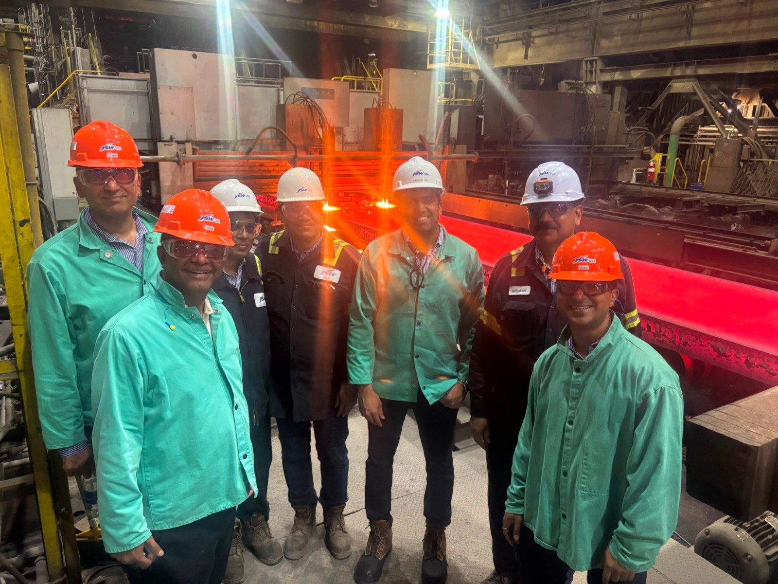 JSW Steel US team (Photo/X_@ParthJindal11)