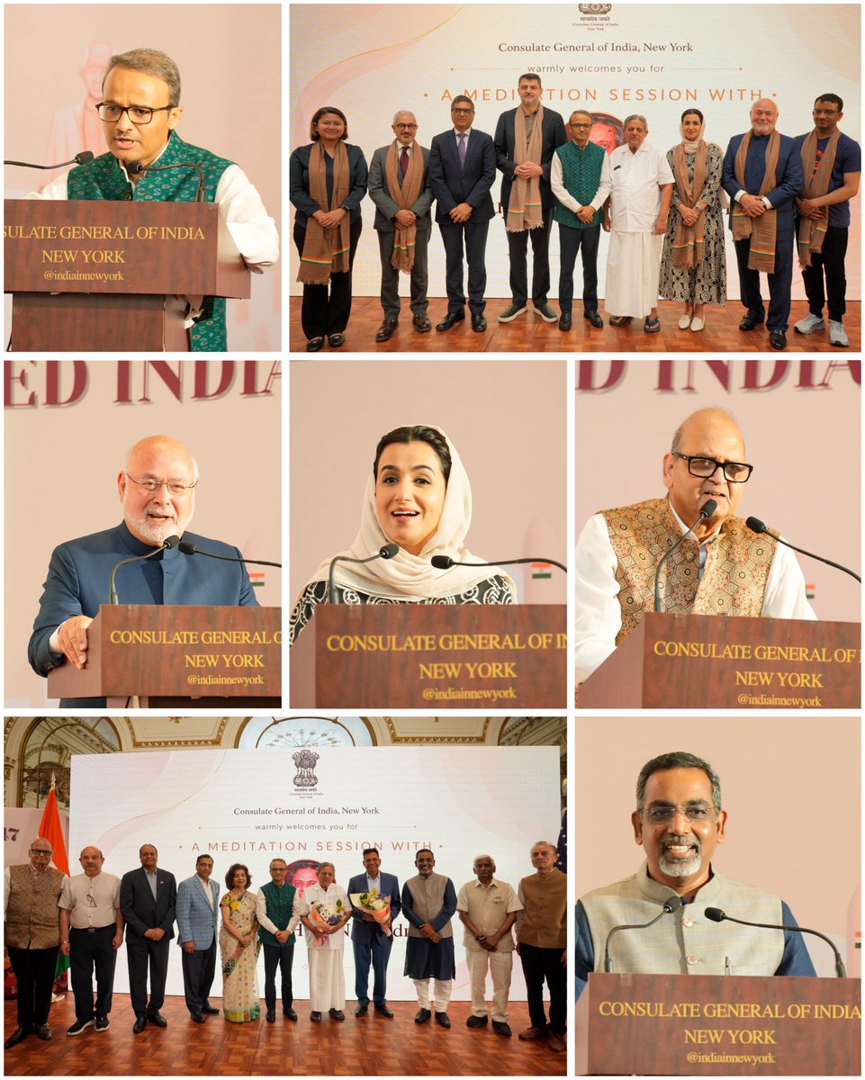 Indian Consulate in New York hosts meditation session by Dr. H.R. Nagendra