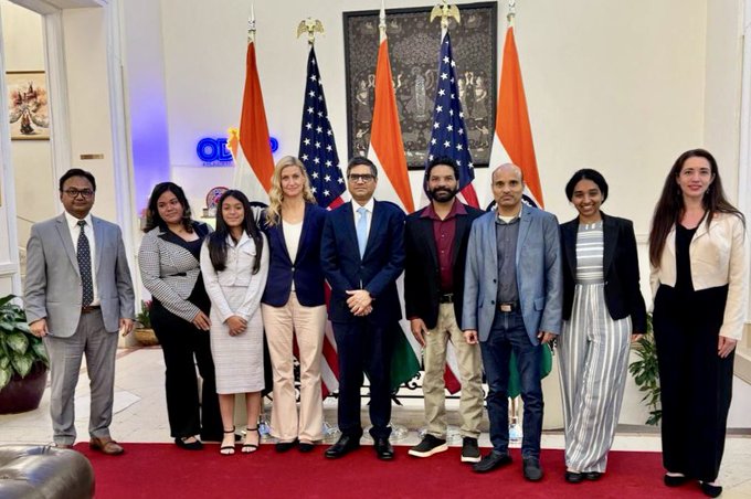 Indian Consulate Meets US Yogasana Team Heading For Global Championship Event In Ahmedabad