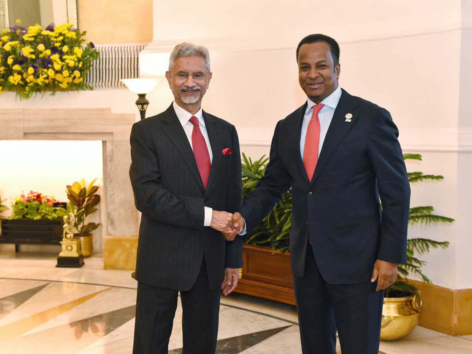 External Affairs Minister S Jaishankar and Somalia’s Foreign Minister Abdisalam Abdi Ali (Photo: X@DrSJaishankar)