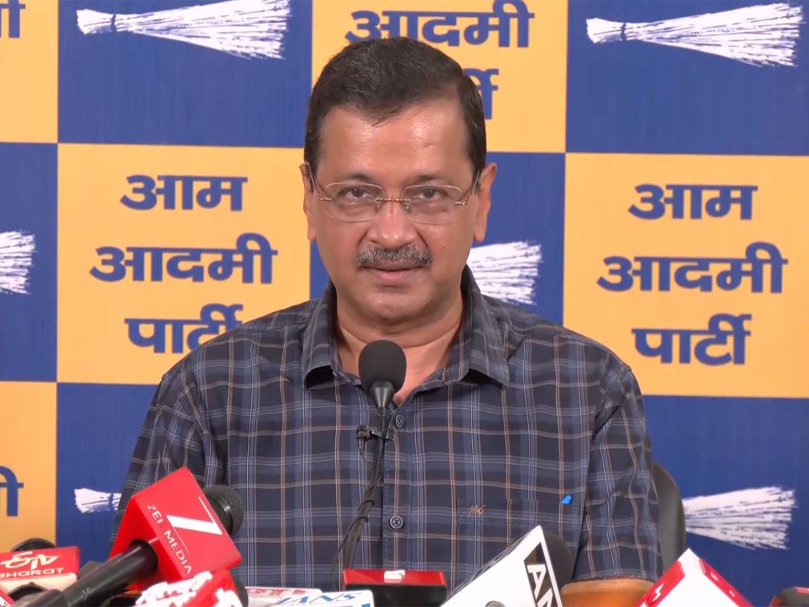 Aam Aadmi Party (AAP) national convenor Arvind Kejriwal (Photo/ANI)