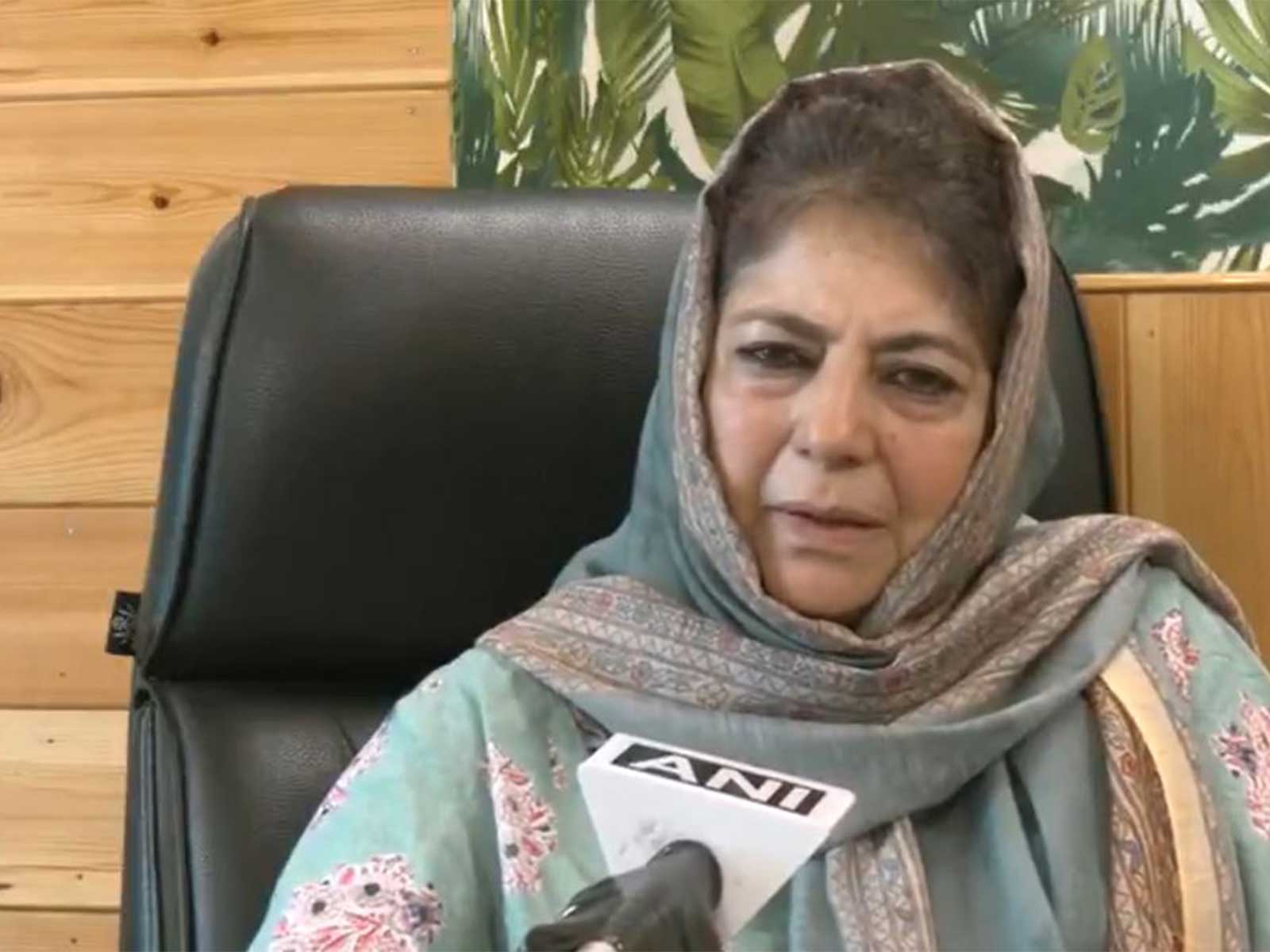 People’s Democratic Party (PDP) president Mehbooba Mufti (Photo/ANI)