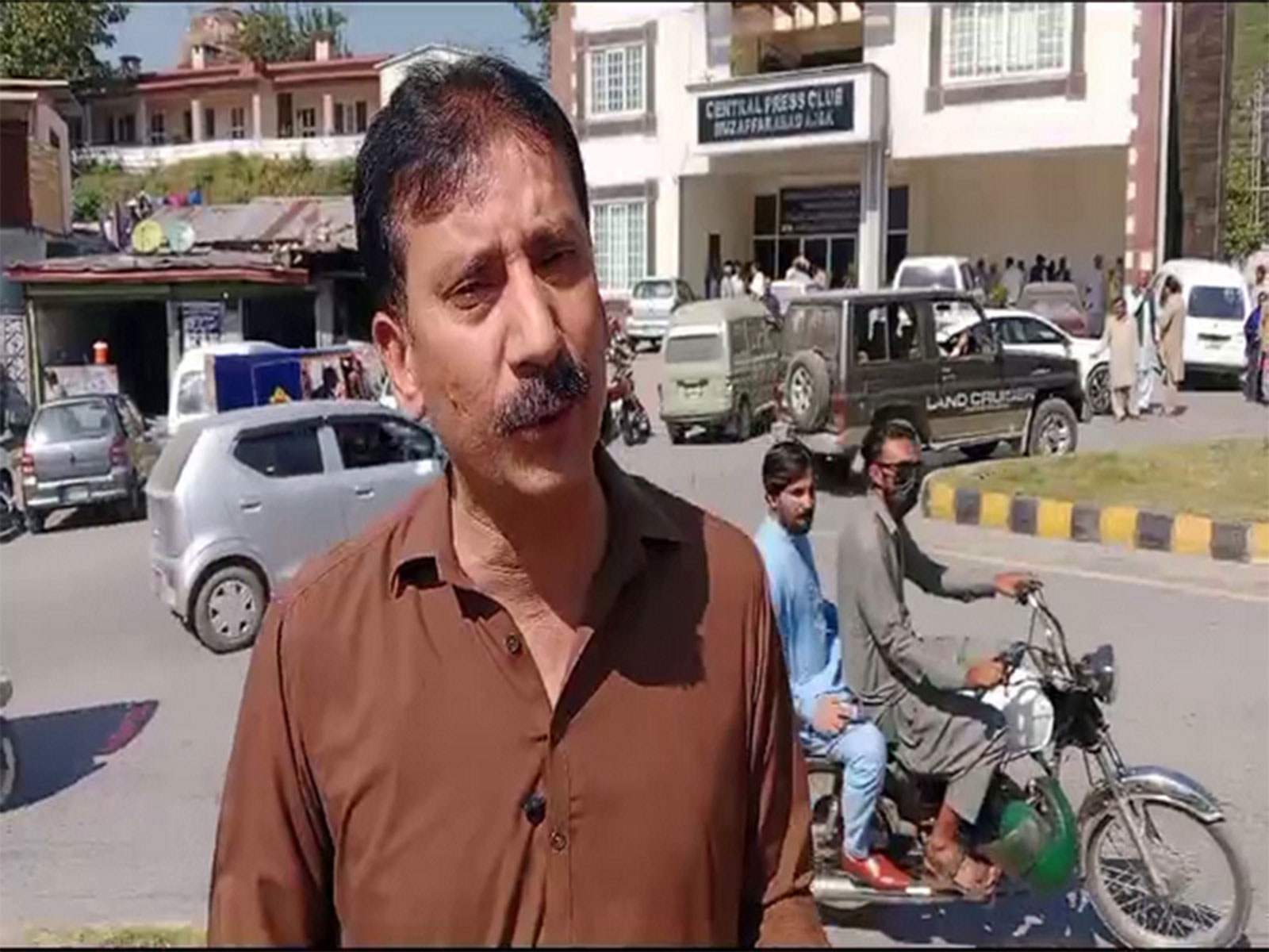 Shaukat Nawaz Mir, Member of Jammu and Kashmir Joint Action Awami Committee (Image/ANI)