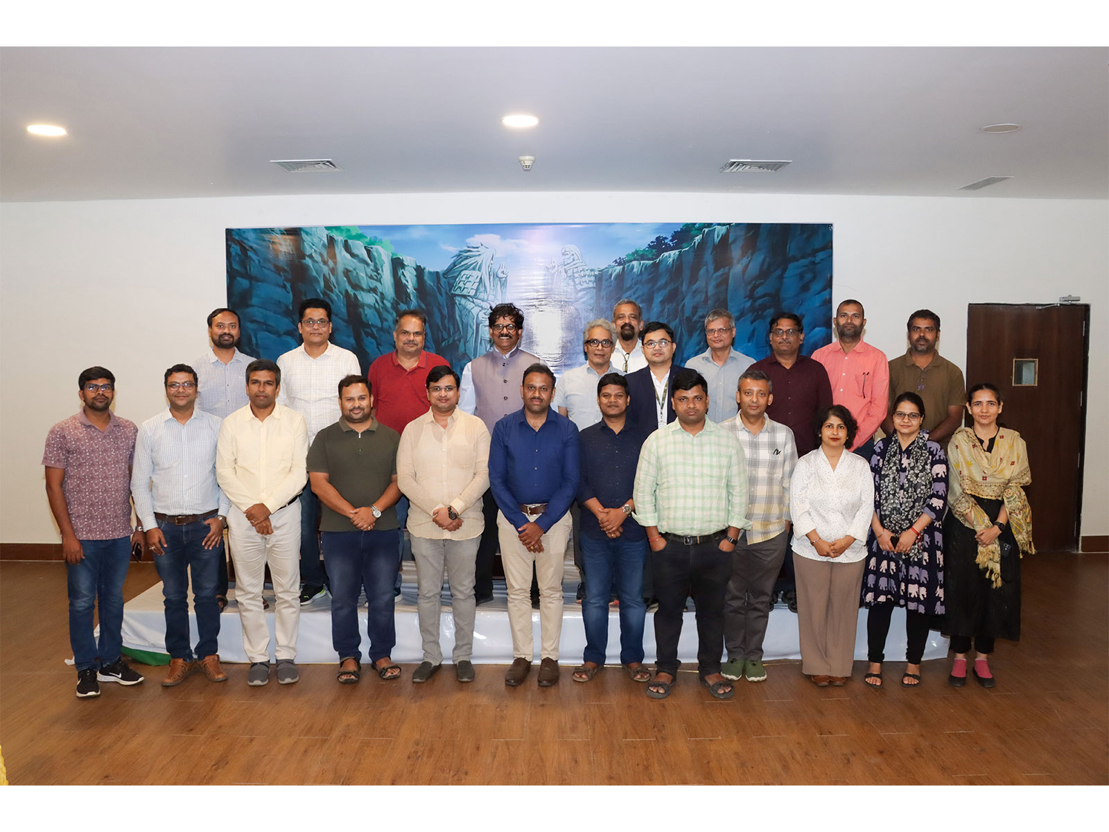 Vice Chancellor Ch Satish Kumar and SRM AP leadership, along with prestigious research grant recipients Vice Chancellor Ch Satish Kumar and SRM AP leadership, along with prestigious research grant recipients