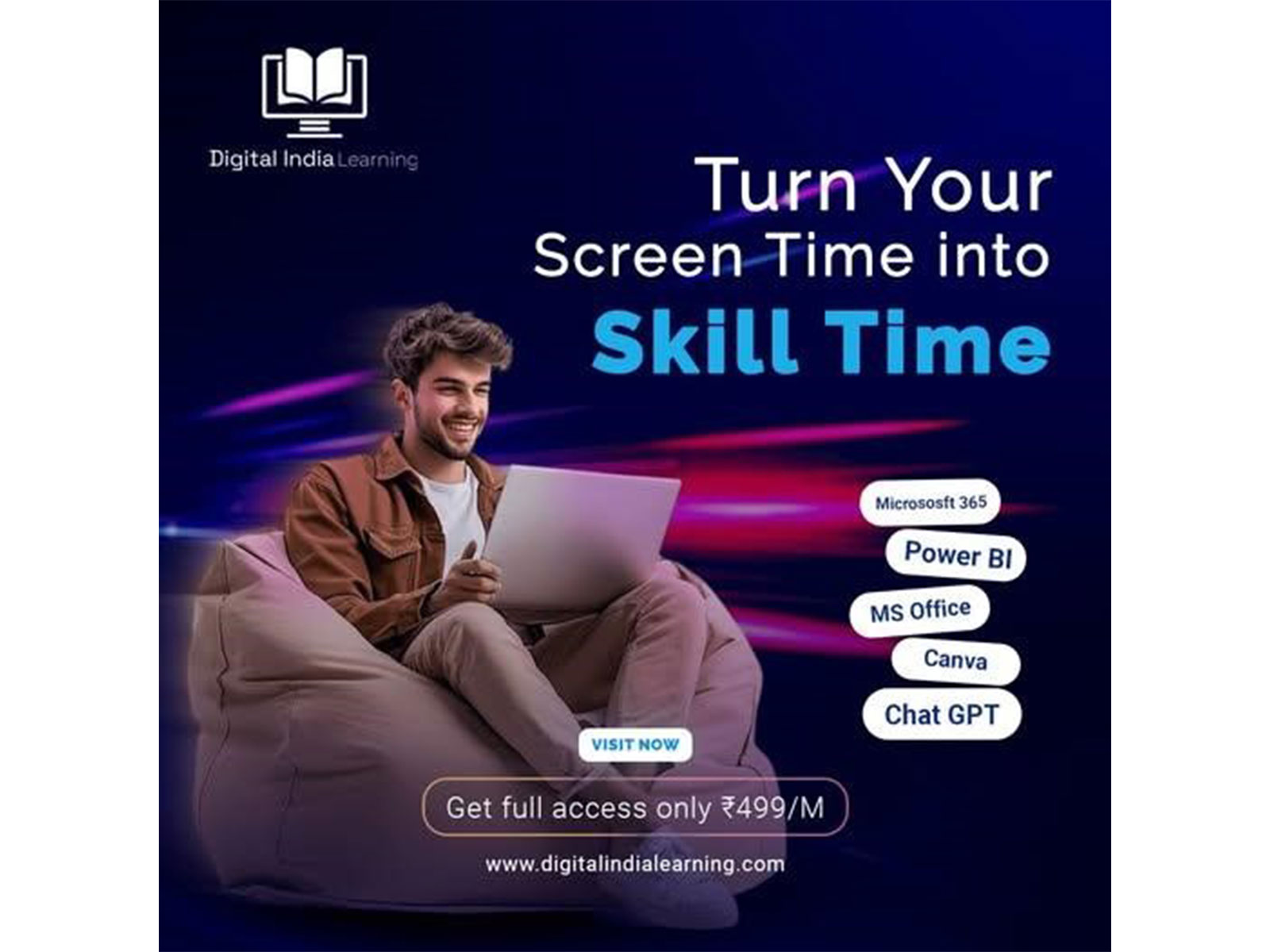 DigitalIndiaLearning.com Launches Affordable Online Learning Platform with 25+ Professional Computer Courses in Hindi and English DigitalIndiaLearning.com Launches Affordable Online Learning Platform with 25+ Professional Computer Courses in Hindi and English