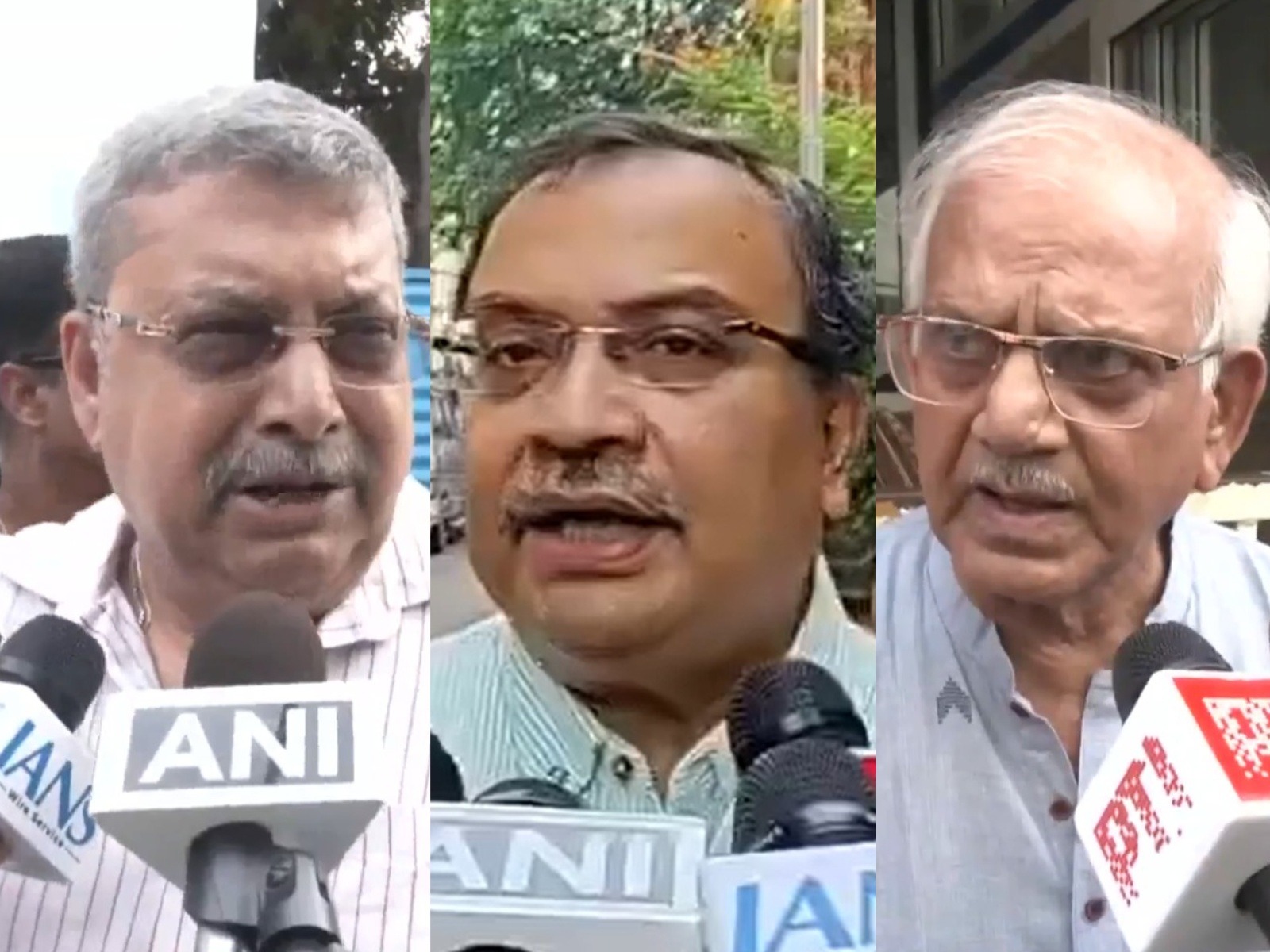 TMC leaders Kalyan Banerjee, Kunal Ghosh and Sovandeb Chattopadhyay (Photo/ANI) TMC leaders Kalyan Banerjee, Kunal Ghosh and Sovandeb Chattopadhyay (Photo/ANI)