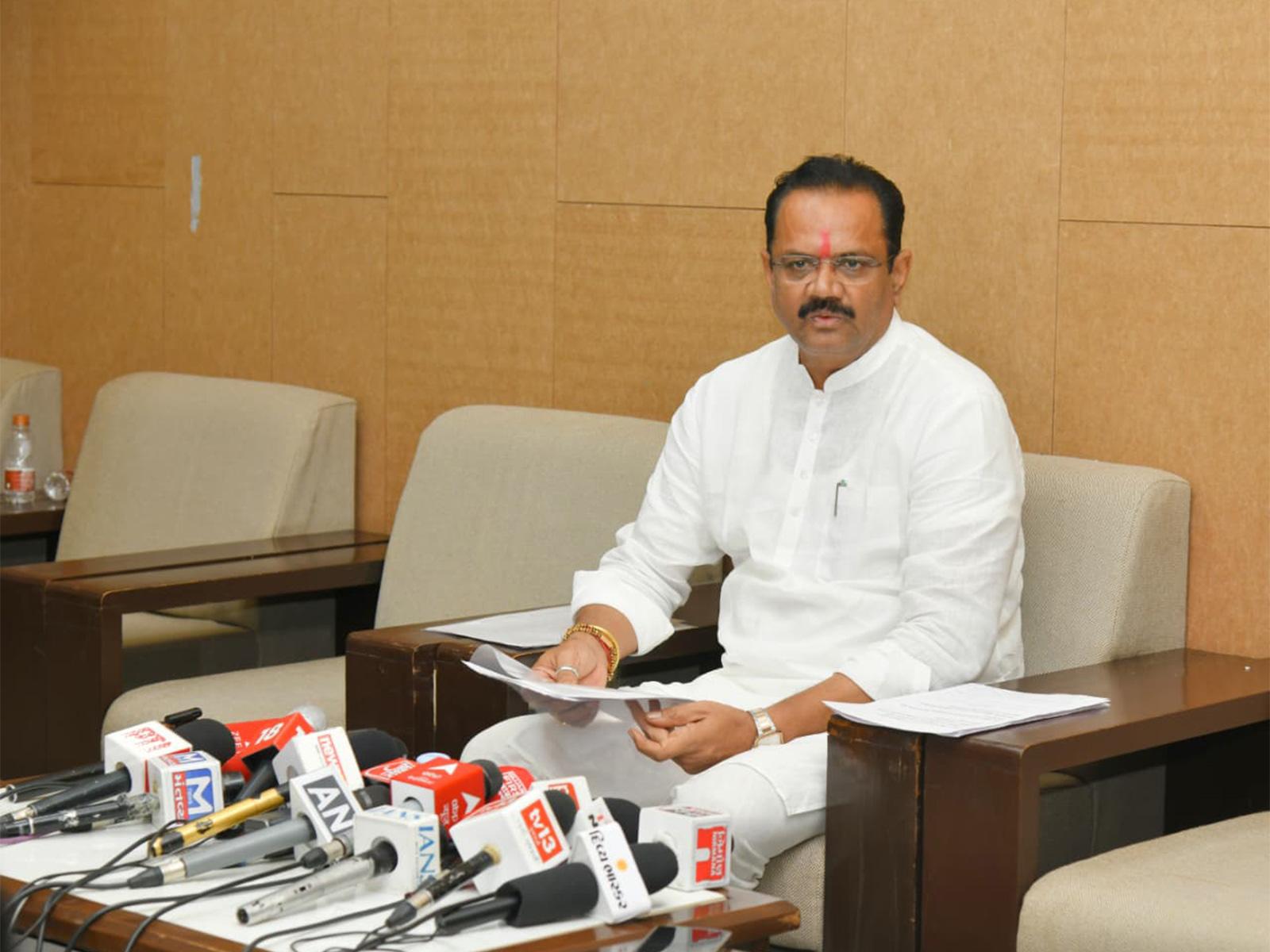 Gujarat Minister Jitu Vaghani (Photo/ANI)