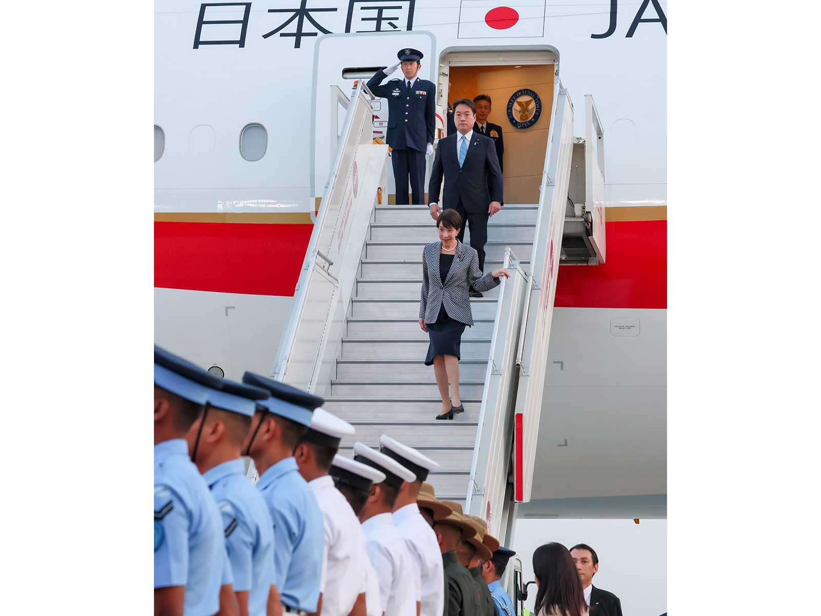 Japanese Prime Minister Sanae Takaichi arrives in India (Photo/X@takaichi_sanae) Japanese Prime Minister Sanae Takaichi arrives in India (Photo/X@takaichi_sanae)