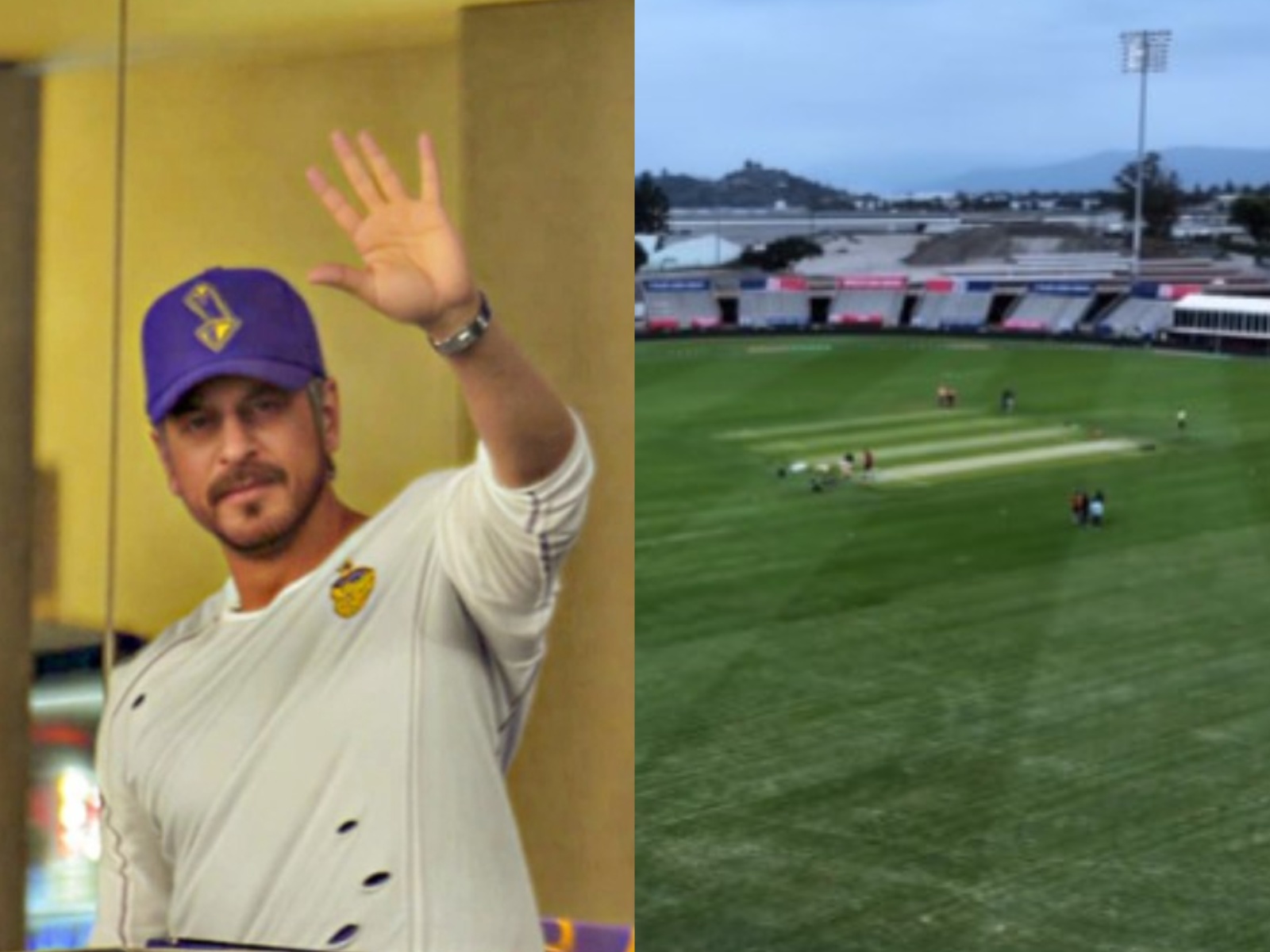 Shah Rukh Khan (L) LA Knight Riders Cricket Ground in Pomona (Photos/ANI/X/@imsrk) Shah Rukh Khan (L) LA Knight Riders Cricket Ground in Pomona (Photos/ANI/X/@imsrk)