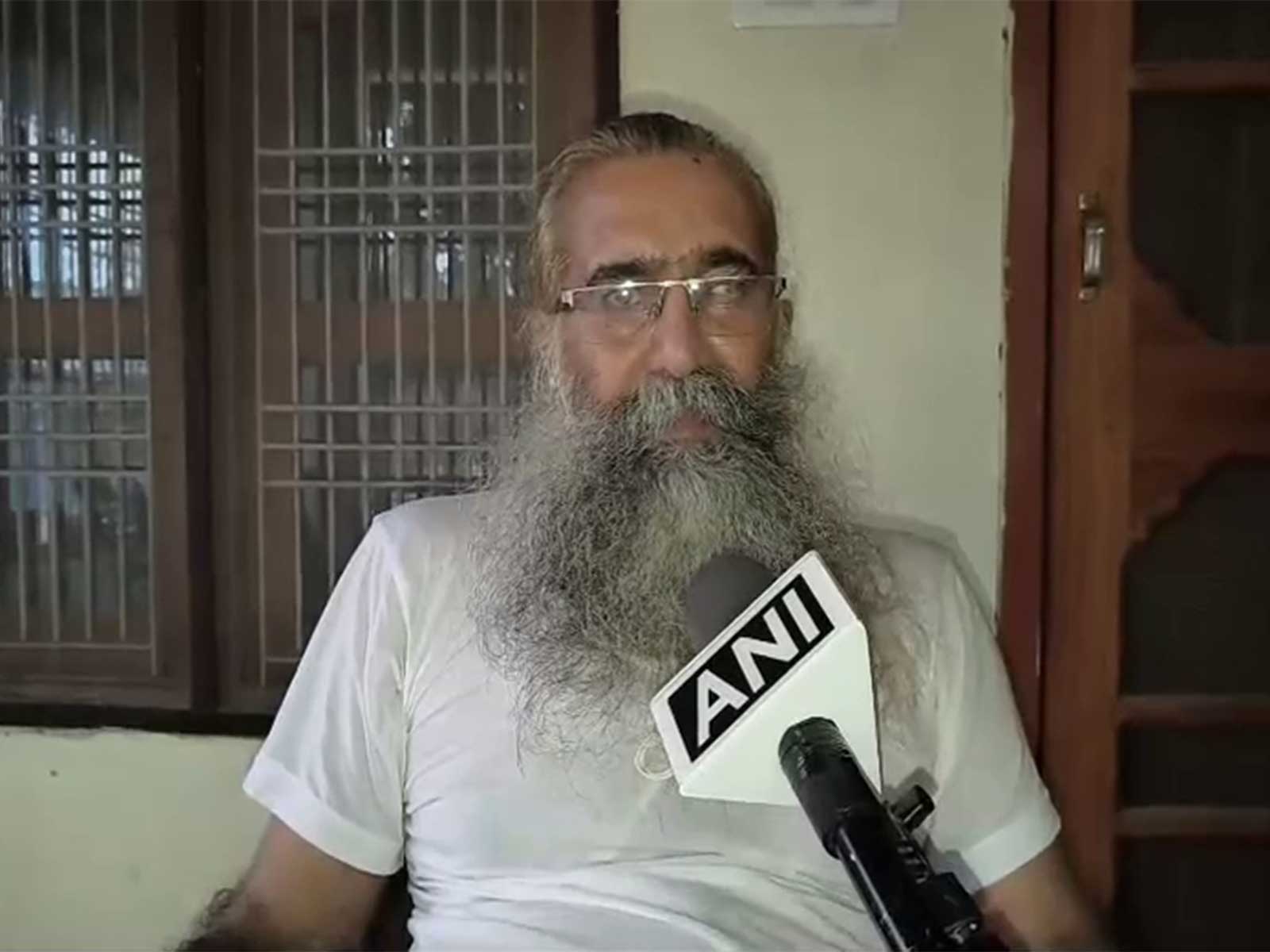Shri Ram Janmabhoomi Teerth Kshetra Trust member, Mahant Dinendra Das Maharaj (Photo/ANI)