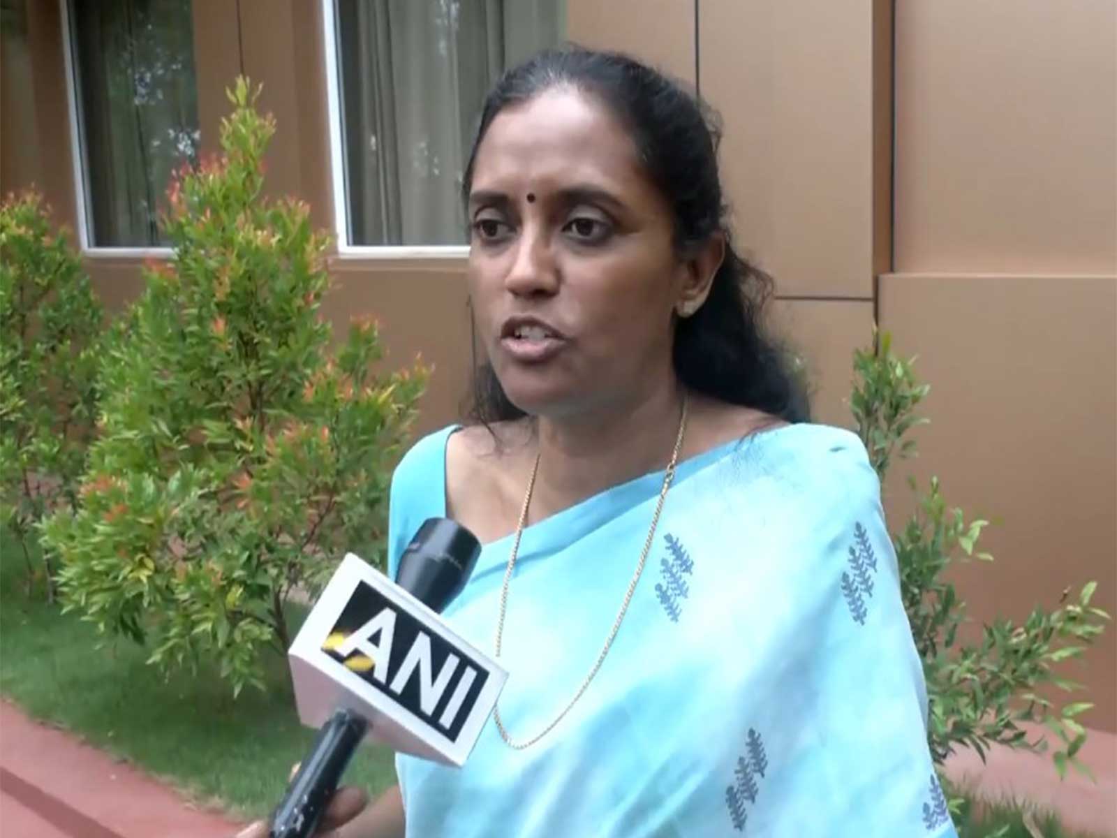 Congress MP Jothimani (Photo/ANI)
