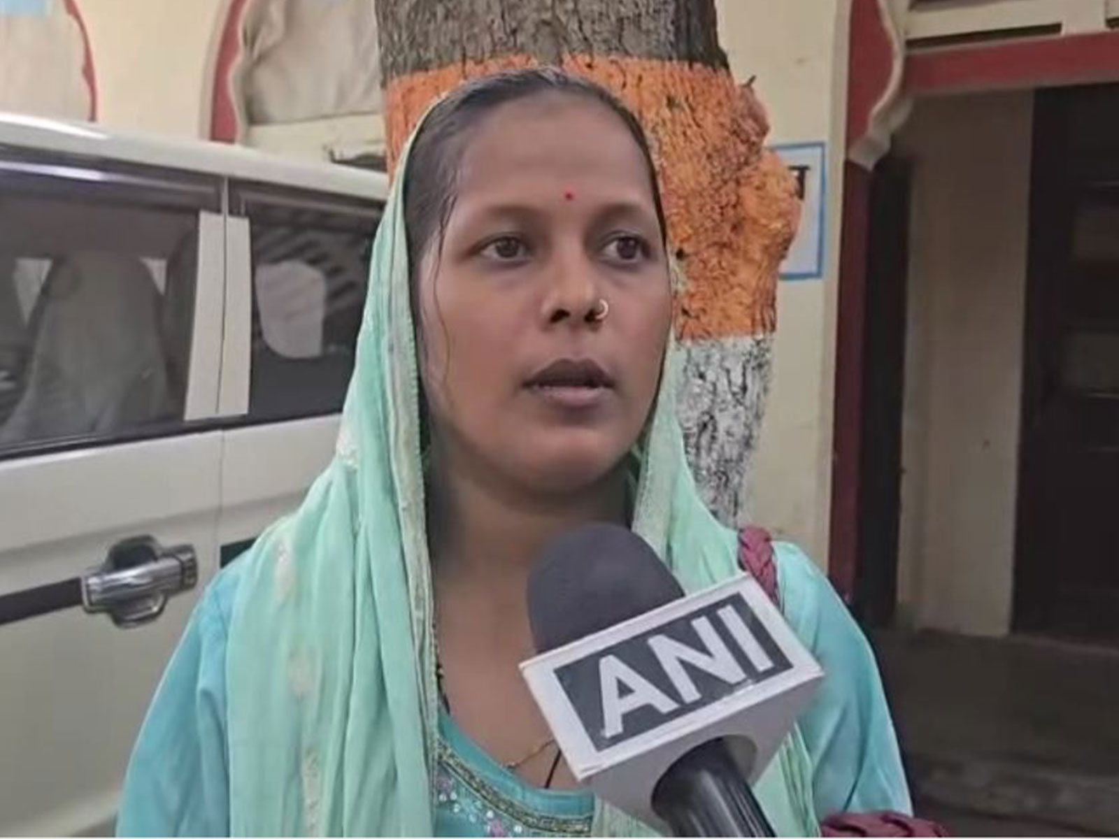 Ranjana, wife of deceased Indian sailor Rakesh Chauhan (Photo/ANI)