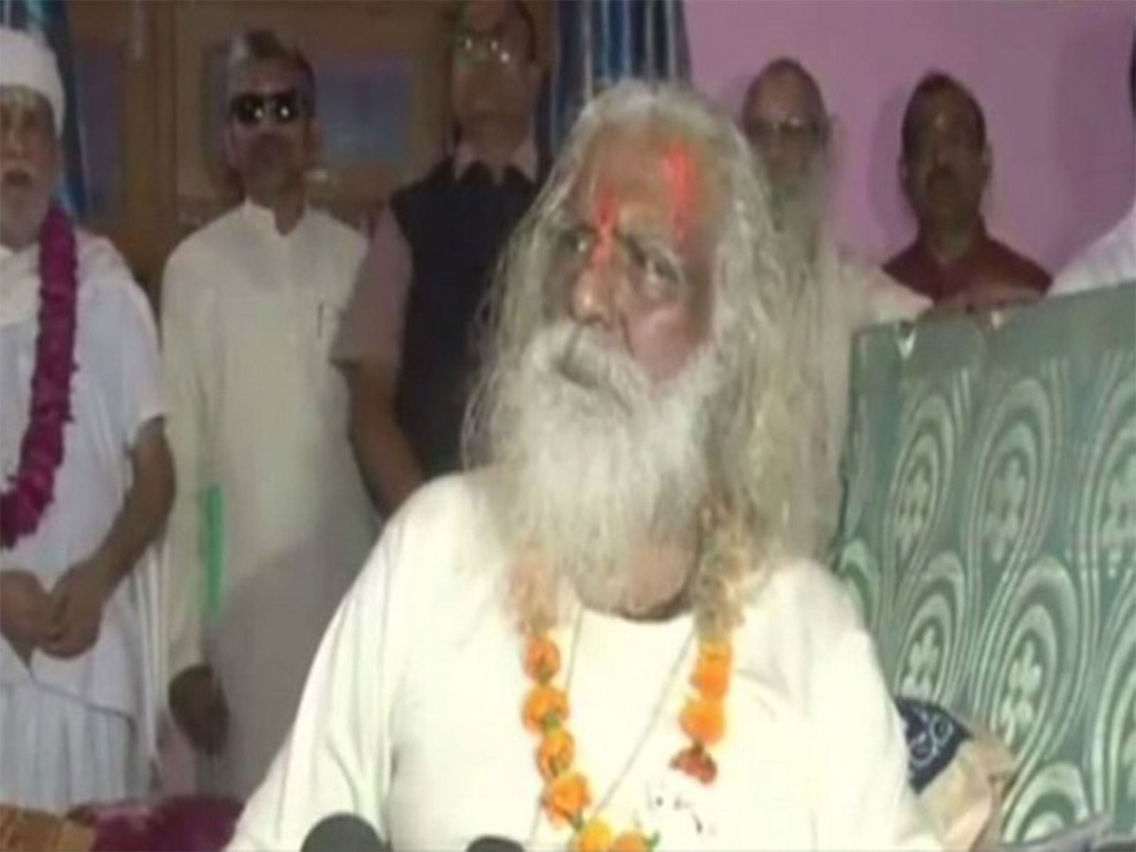 President of Ram Janmabhoomi Trust, Mahant Nritya Gopal Das (File Photo/ANI)