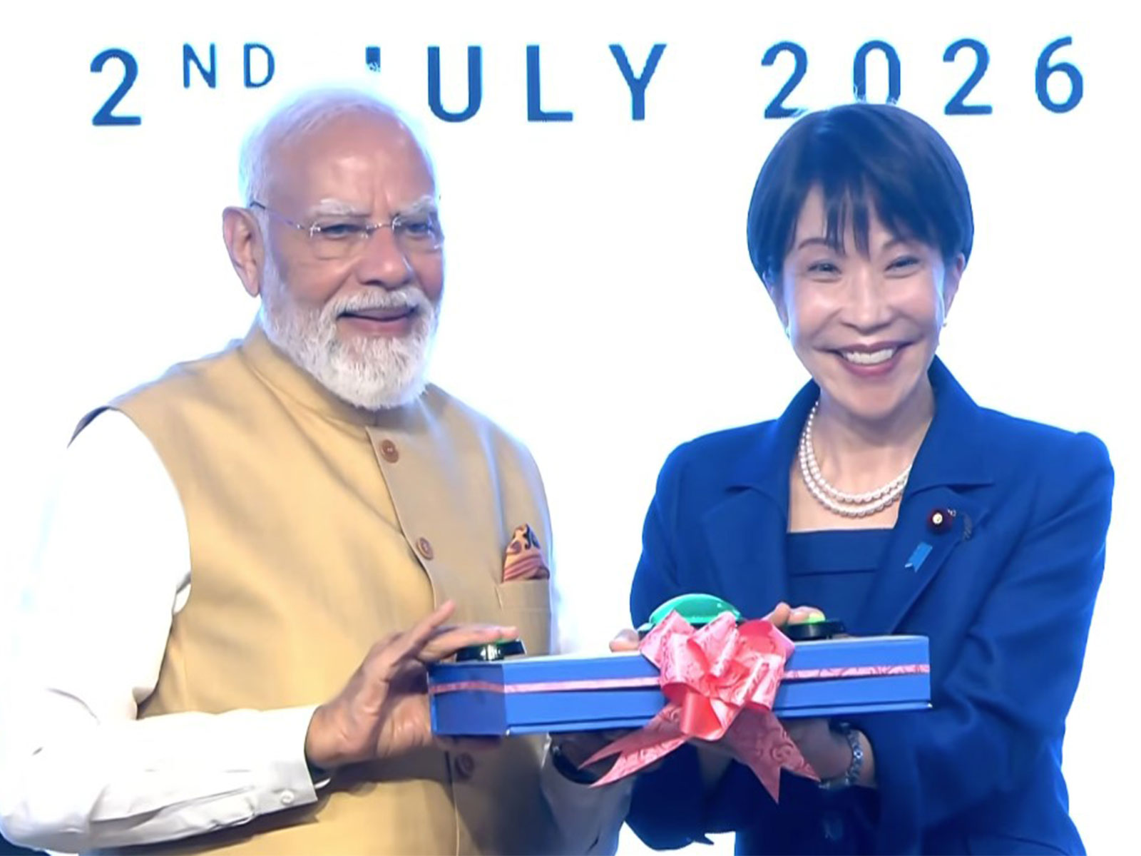 PM Narendra Modi with Japanese Prime Minister Sanae Takaichi (Photo-ANI) PM Narendra Modi with Japanese Prime Minister Sanae Takaichi (Photo-ANI)