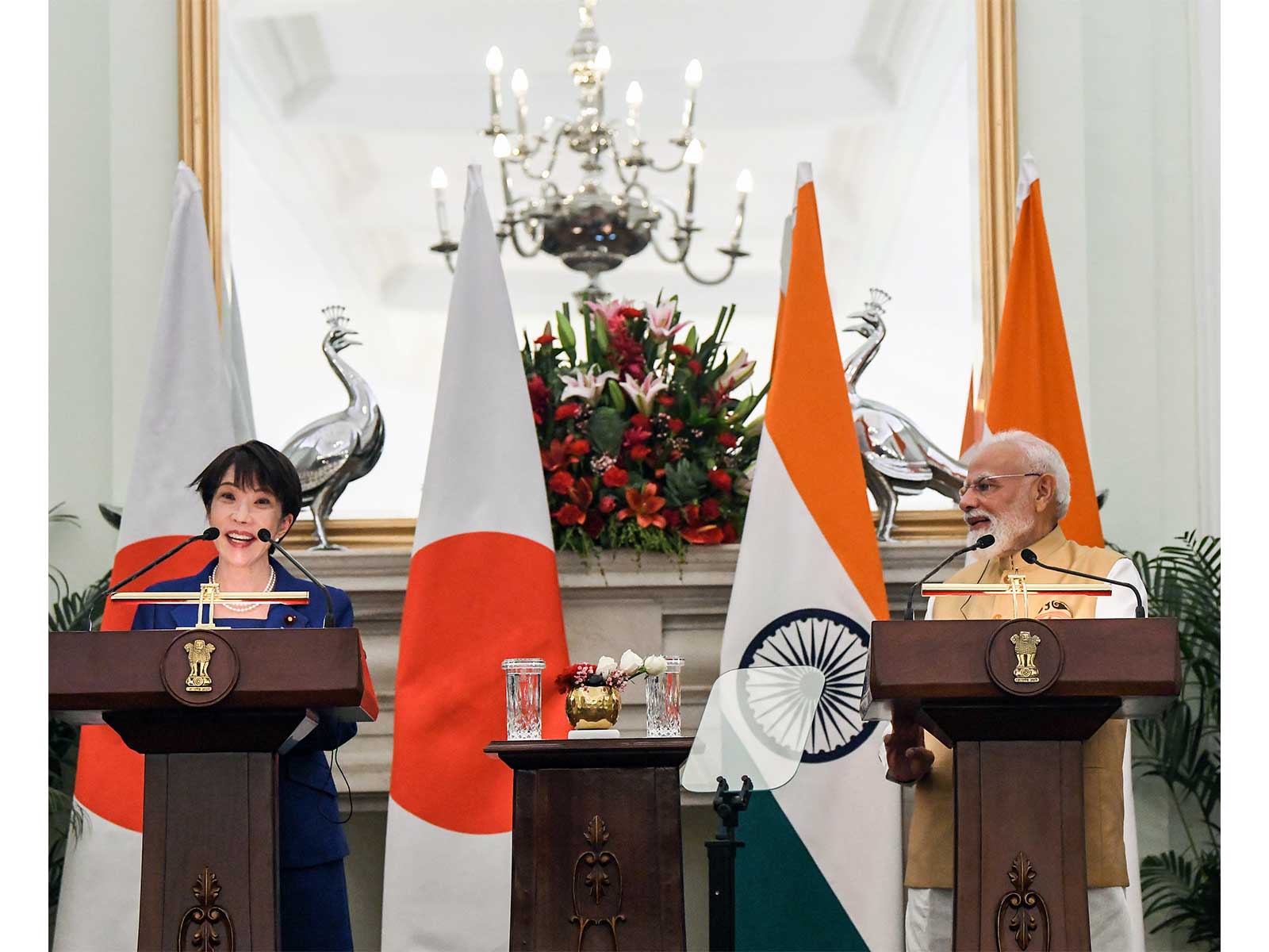 Prime Minister Narendra Modi and Japanese Prime Minister Sanae Takaichi (Photo/ANI) Prime Minister Narendra Modi and Japanese Prime Minister Sanae Takaichi (Photo/ANI)