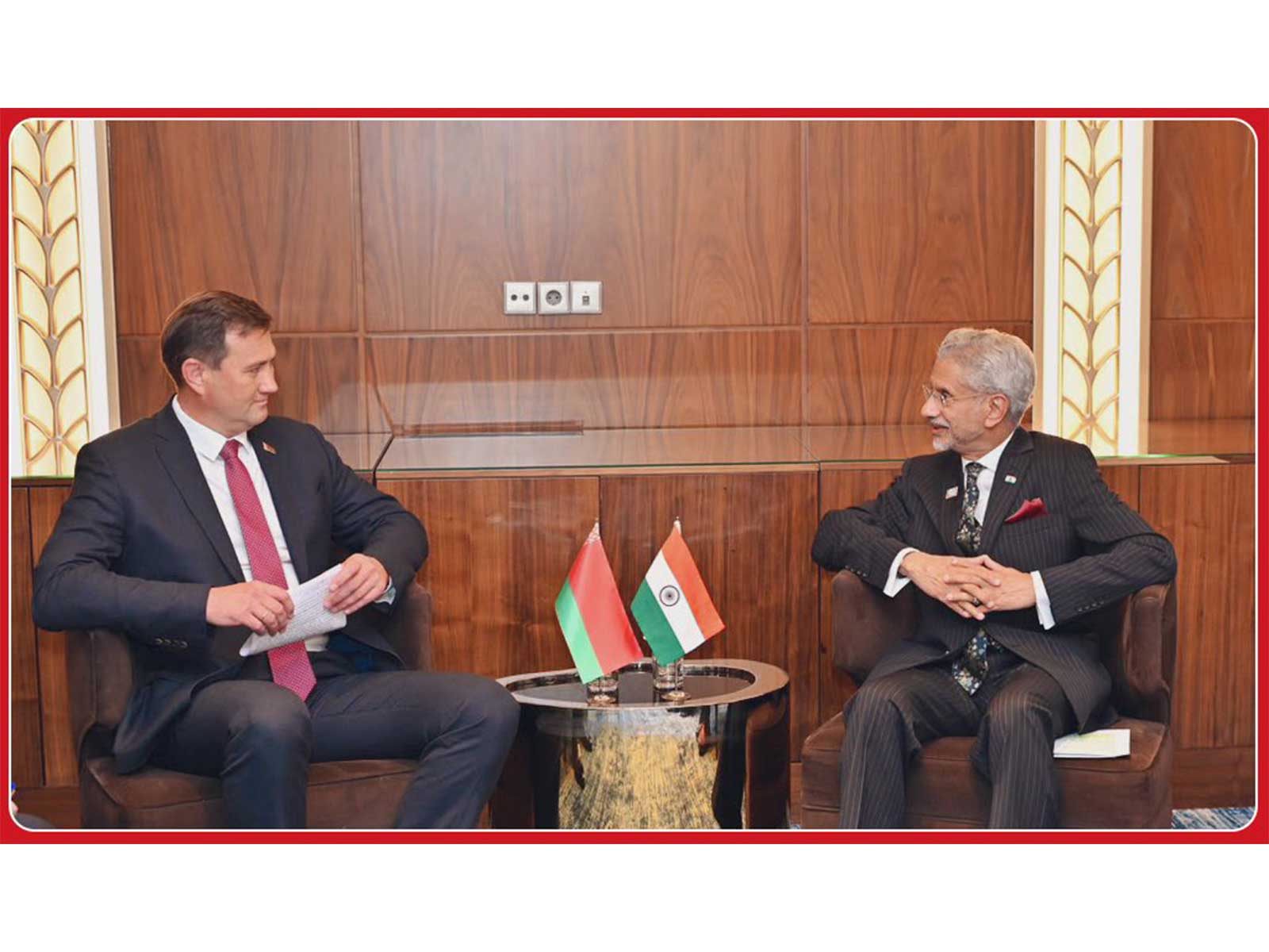 External Affairs Minister S Jaishankar and his Belarusian counterpart Maksim Ryzhenkov (Photo/X/@DrSJaishankar) External Affairs Minister S Jaishankar and his Belarusian counterpart Maksim Ryzhenkov (Photo/X/@DrSJaishankar)