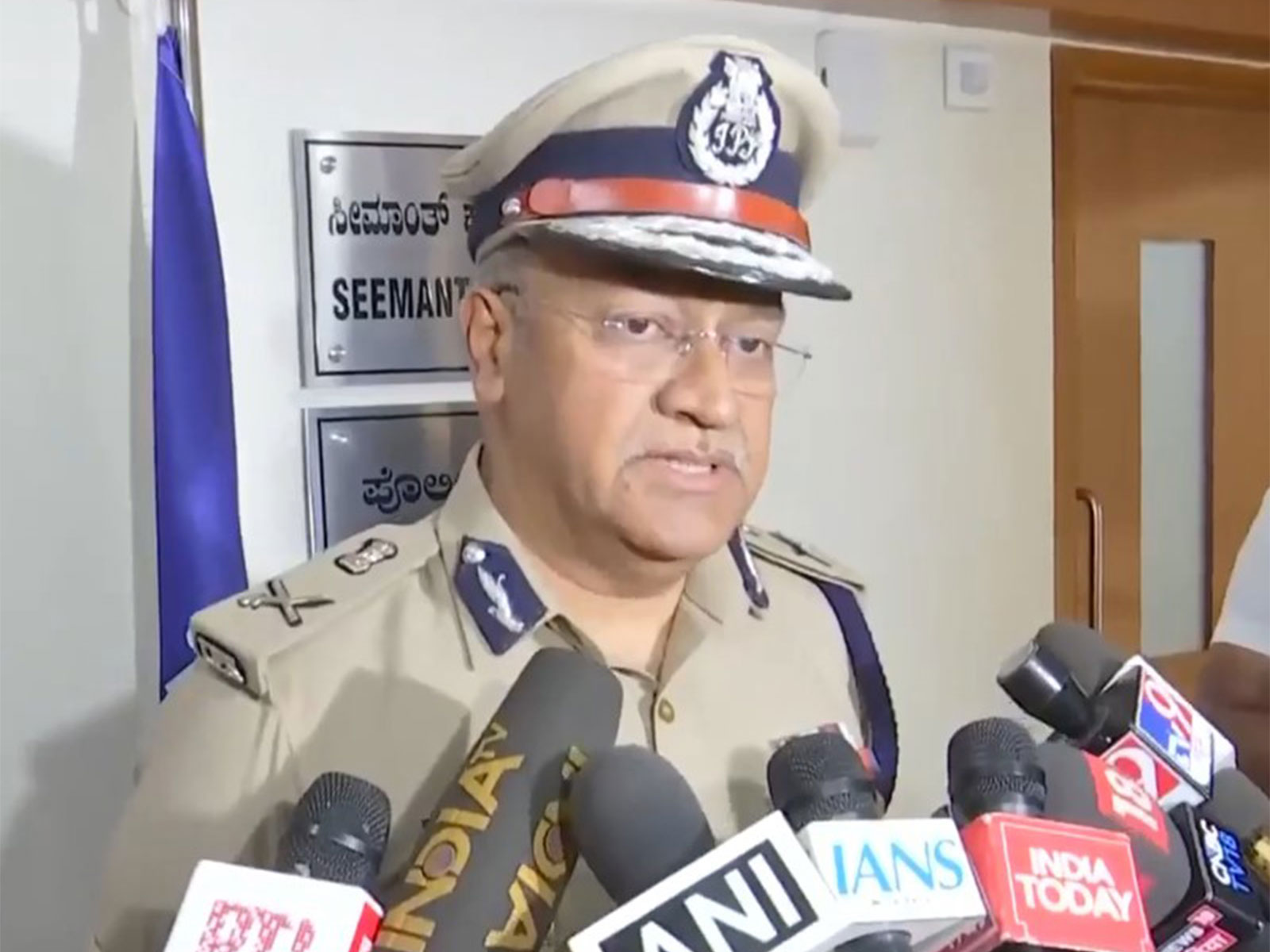 Commissioner of Police for Bengaluru City, Seemanth Kumar Singh (Photo/ANI) Commissioner of Police for Bengaluru City, Seemanth Kumar Singh (Photo/ANI)