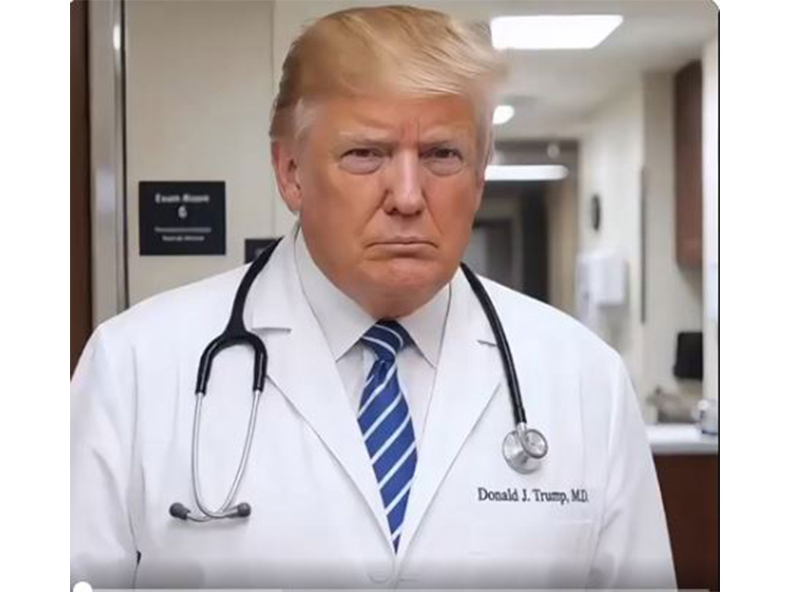 AI-generated image depicts US President Donald Trump as 