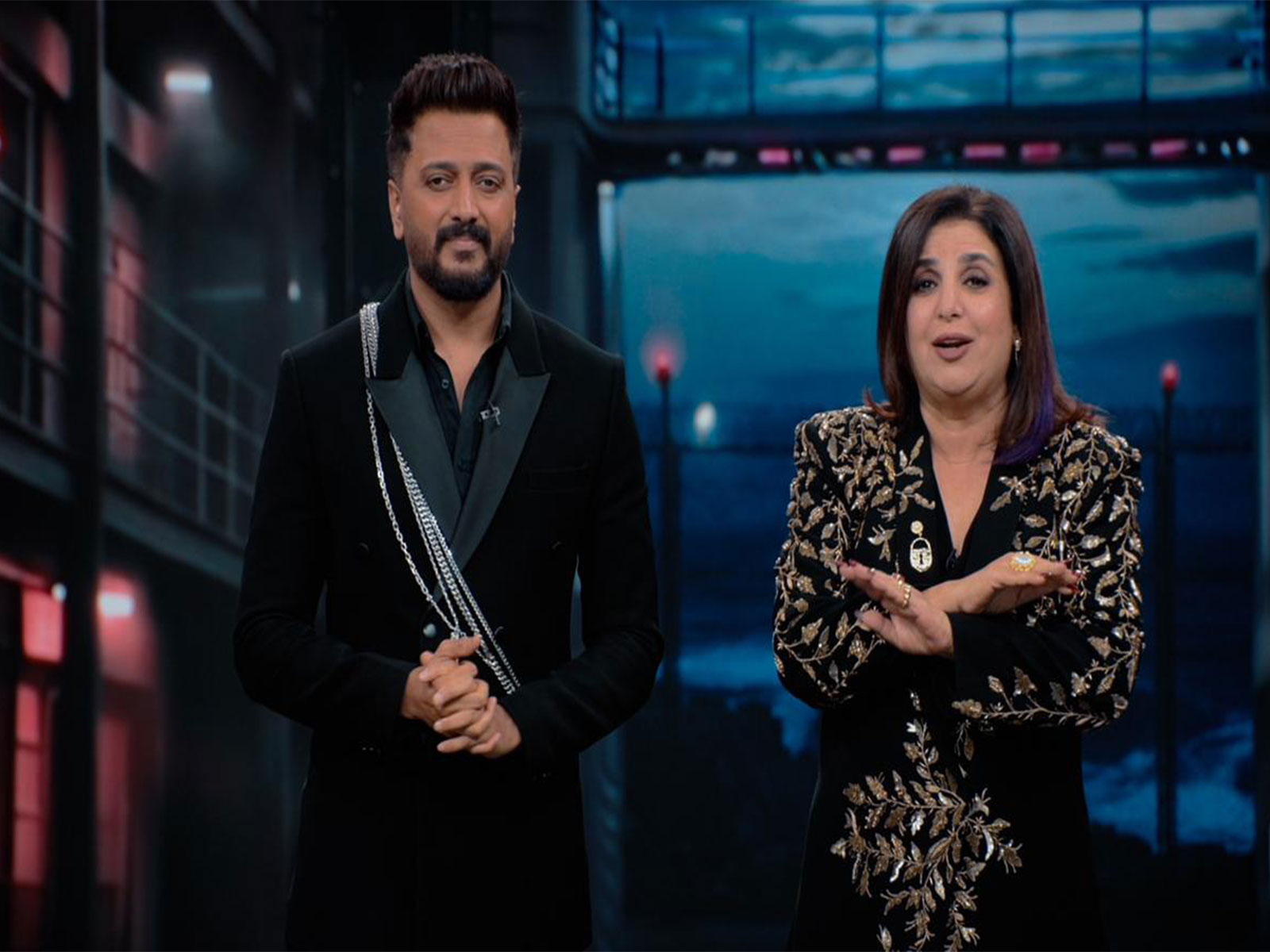 Riteish Deshmukh,  Farah Khan (Photo/Netflix India)