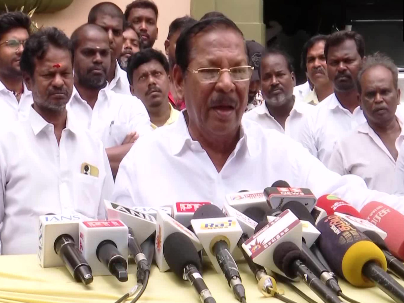 DMK leader RS Bharathi (Photo/ANI)