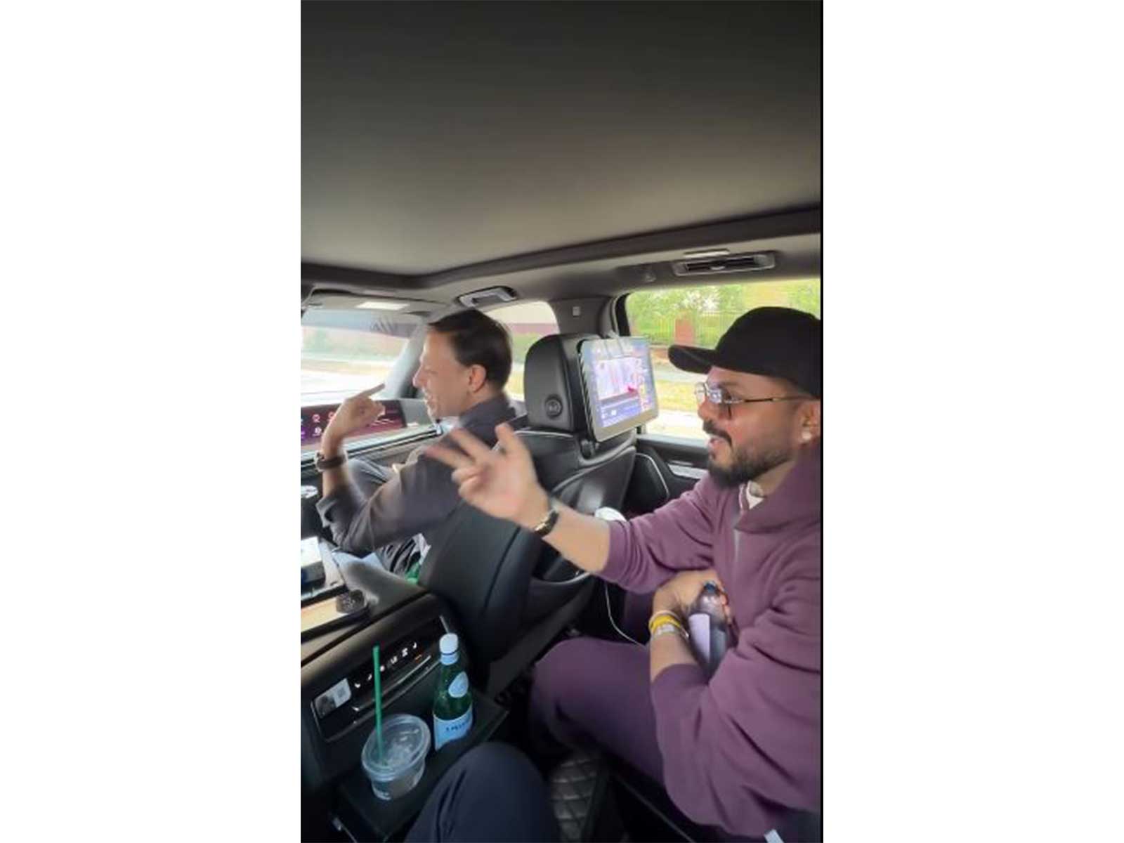 Sreesanth and Vivek Oberoi (Image source: Instagram@sreesanthnair36) Sreesanth and Vivek Oberoi (Image source: Instagram@sreesanthnair36)