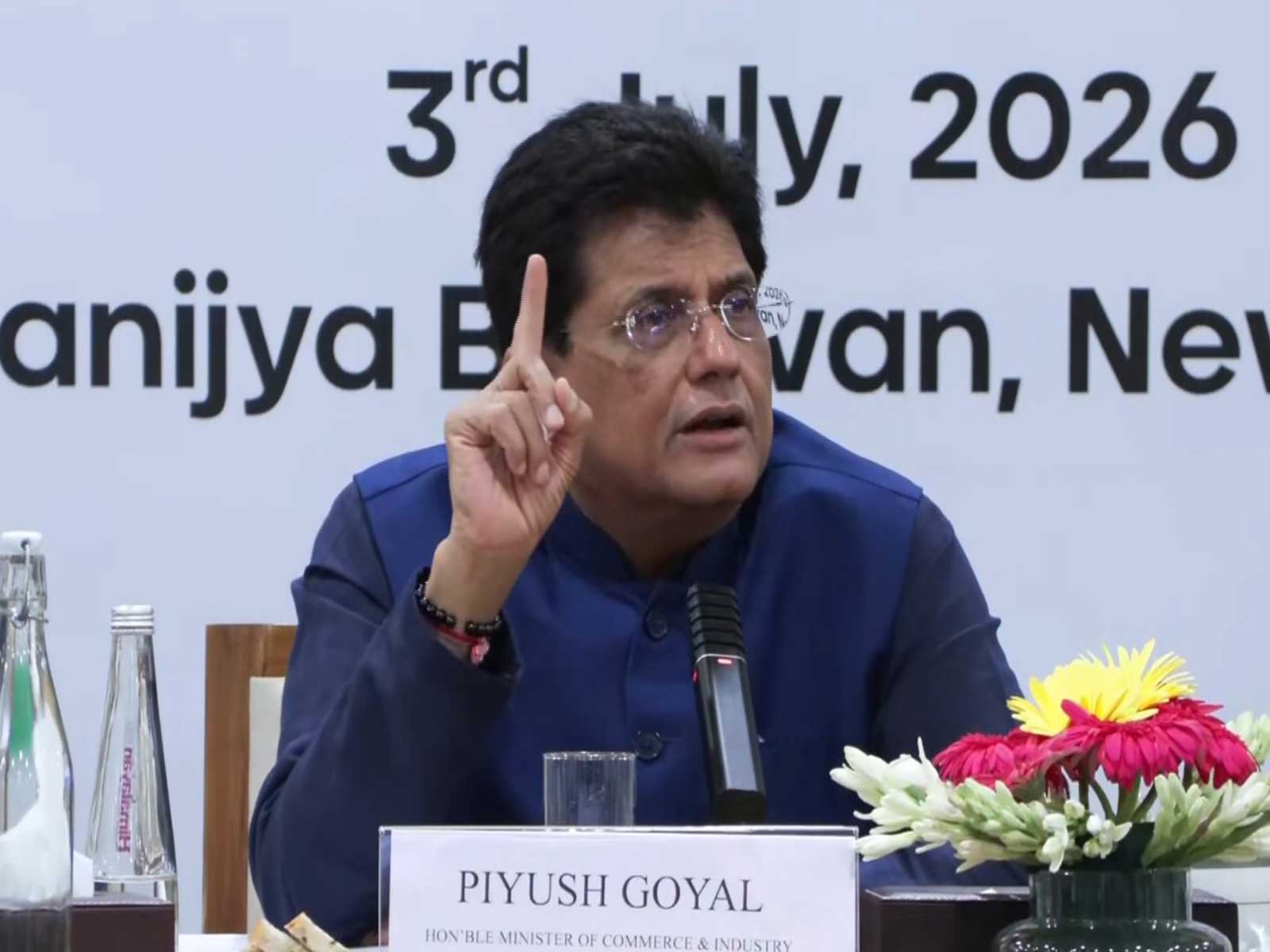 Union Commerce and Industry Minister Piyush Goyal (Photo/ANI) Union Commerce and Industry Minister Piyush Goyal (Photo/ANI)