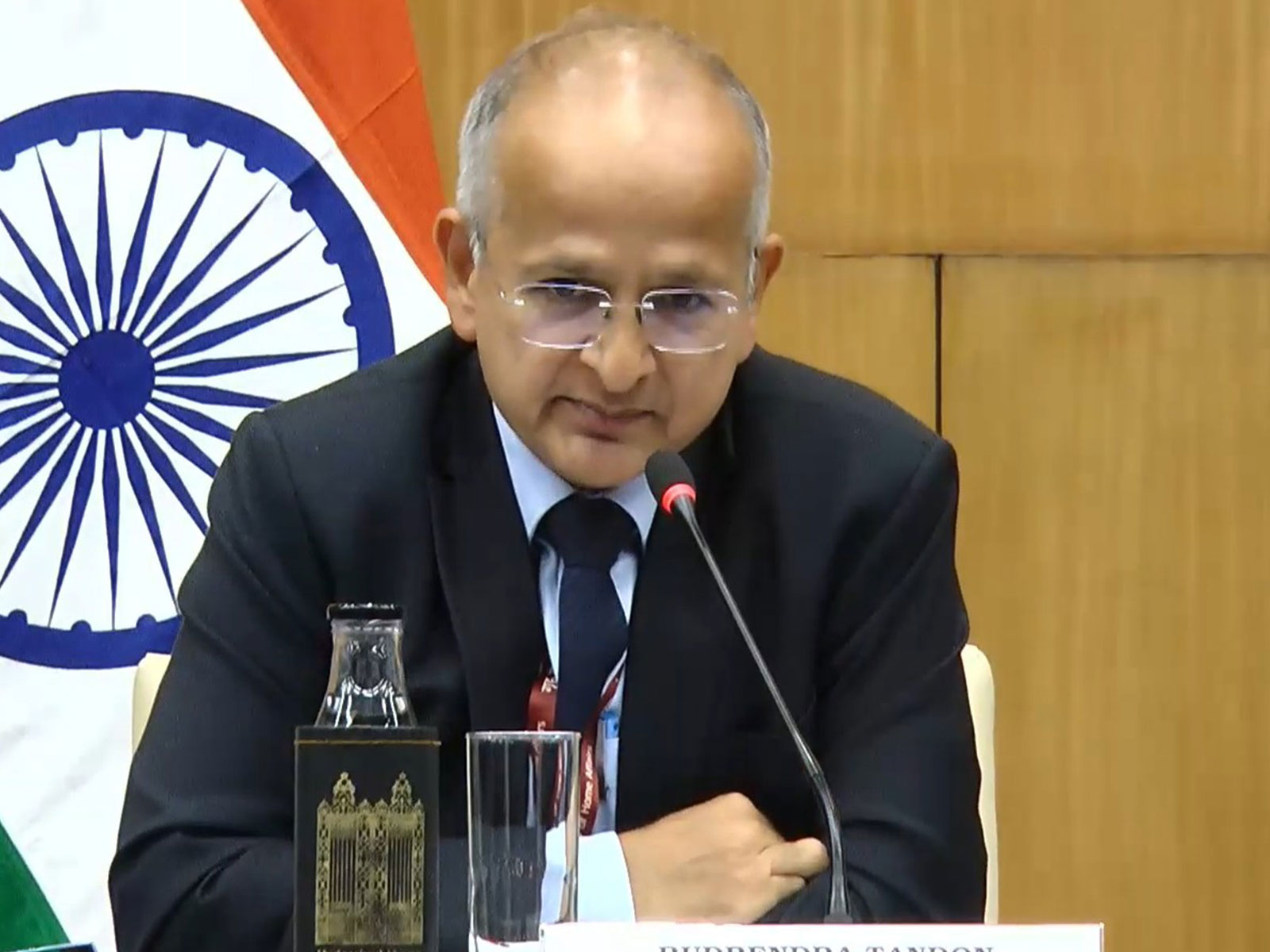 ecretary (East) in the Ministry of External Affairs (MEA), Rudrendra Tandon (Photo/YouTube/MEA) ecretary (East) in the Ministry of External Affairs (MEA), Rudrendra Tandon (Photo/YouTube/MEA)