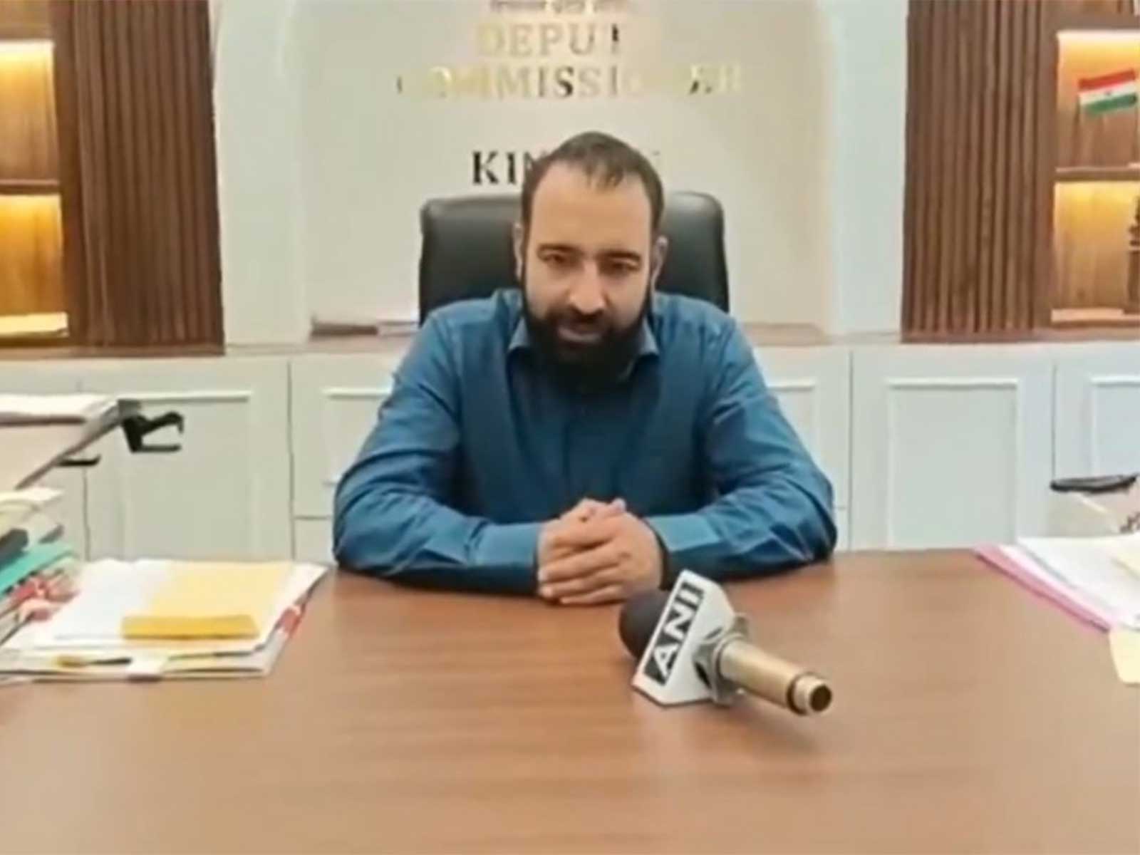 Kinnaur Deputy Commissioner Amit Kumar Sharma (Photo/ANI) Kinnaur Deputy Commissioner Amit Kumar Sharma (Photo/ANI)