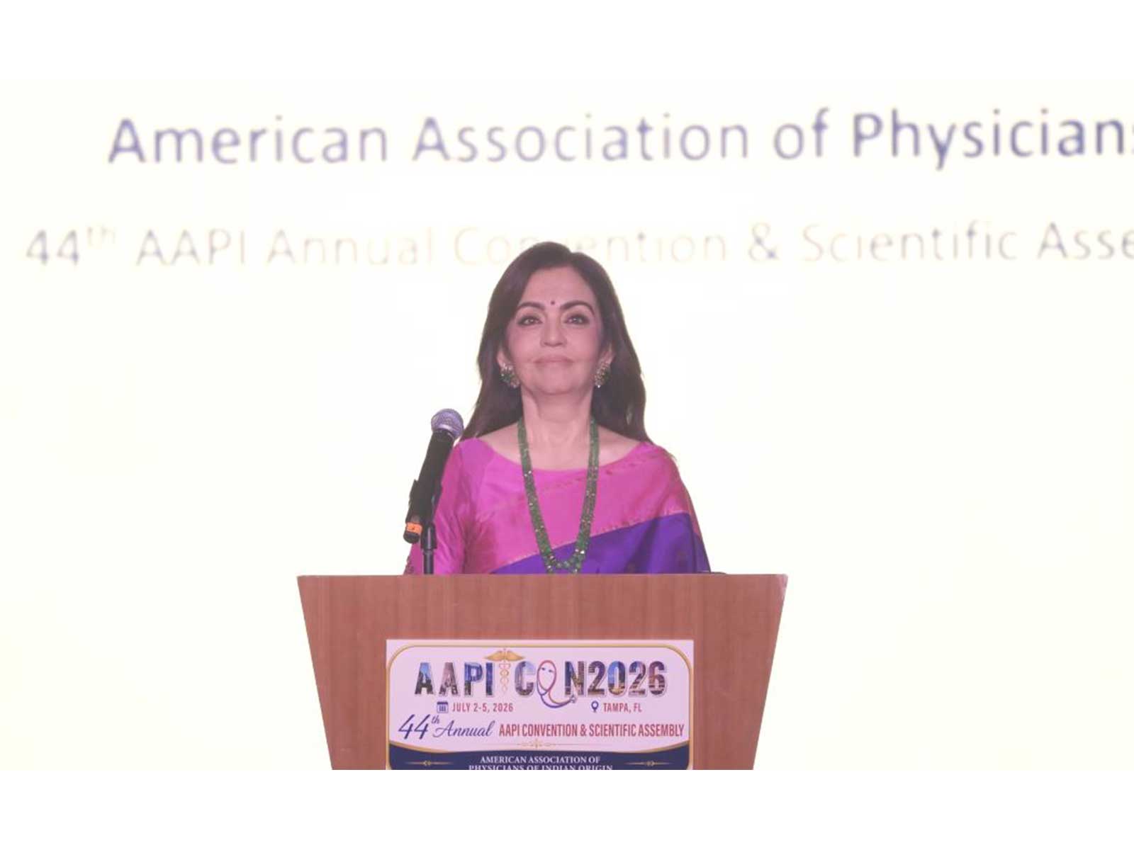 Nita Ambani (Image source: ANI)