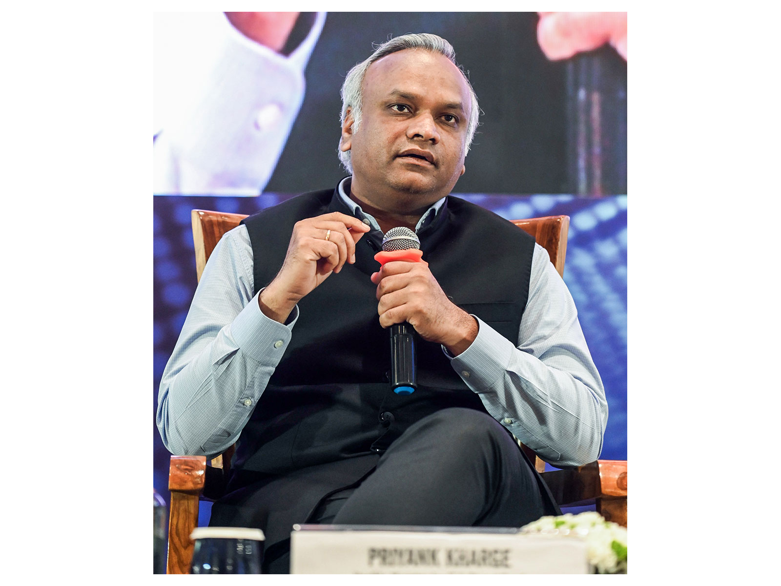 Priyank Kharge (Photo/ANI)