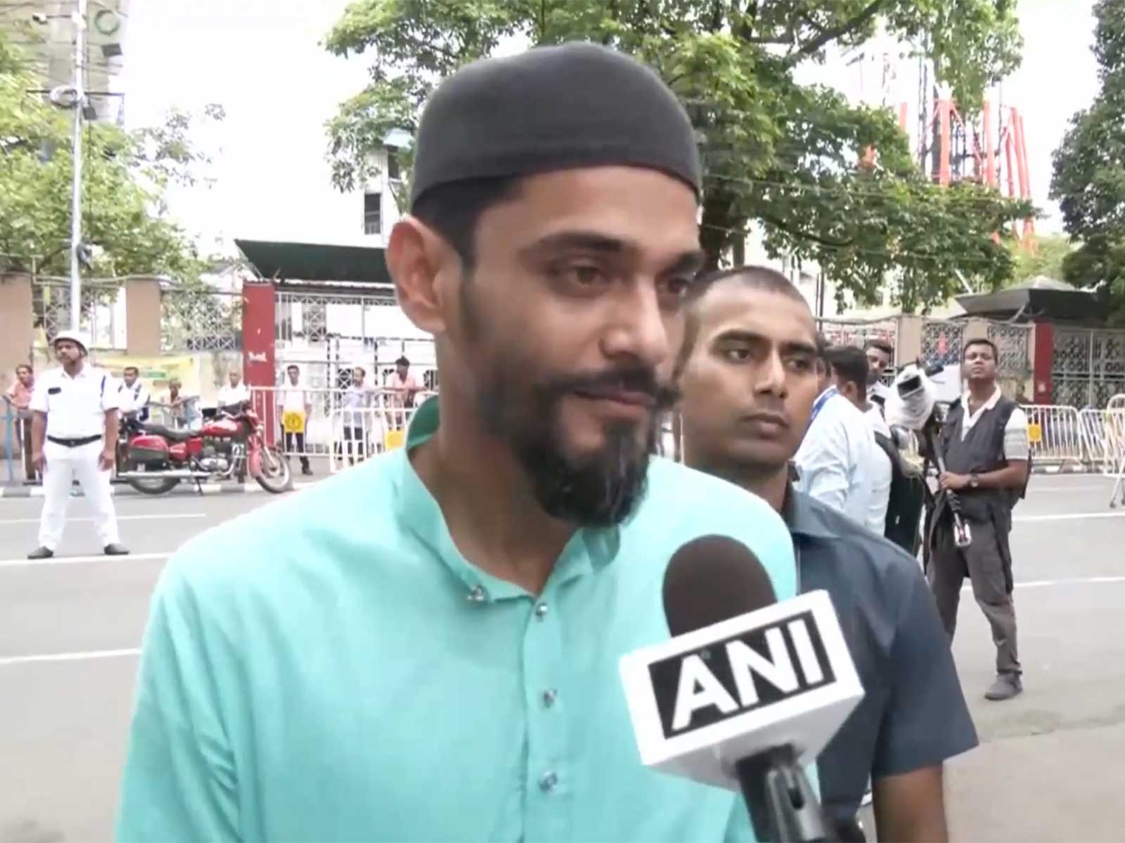 ISF leader Naushad Siddiqui, (Photo/ANI)