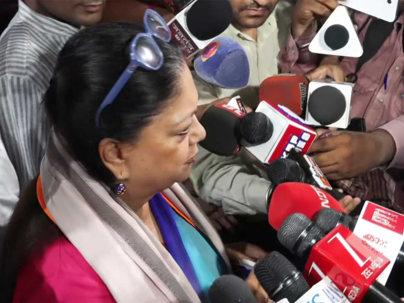 Former Rajasthan Chief Minister and senior BJP leader Vasundhara Raje (Photo/ANI)