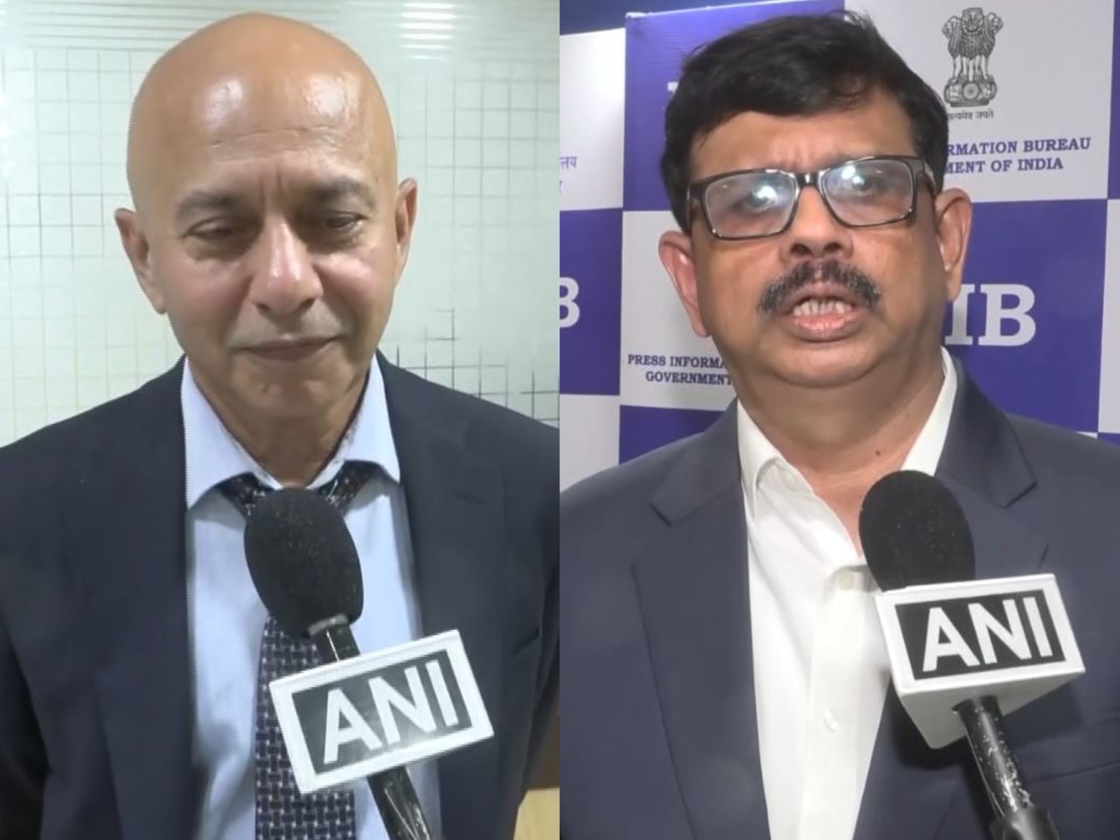 R Ramachandran, retired Director (Refineries) of BPCL, and Raj Kumar Dubey, retired Chairman of IGL and Director of BPCL (Photo/ANI)