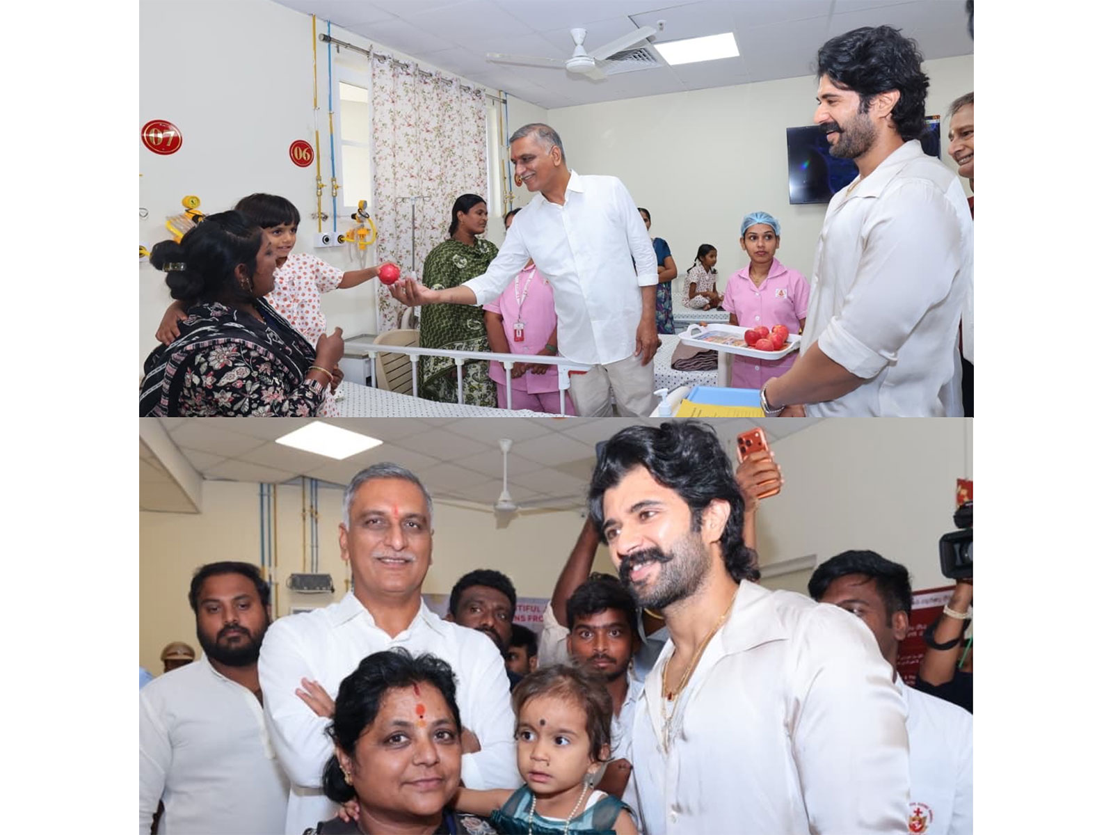 Vijay Deverakonda, BRS' Harish Rao attend 'Gift of Life' ceremony (Photo/X@HarishRaoOffice)