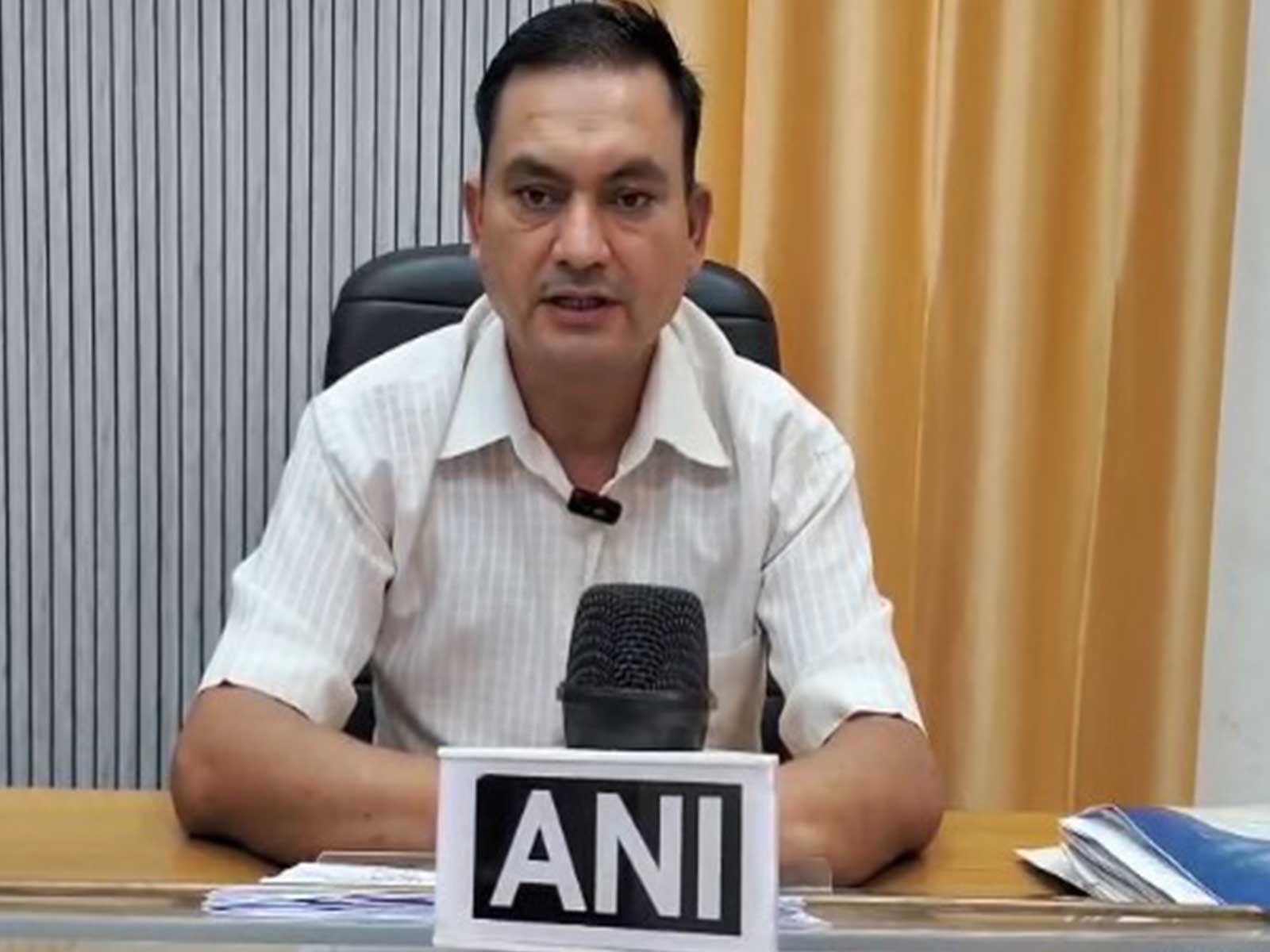 Rudraprayag's District Disaster Management Officer Nandan Singh Rajwar (Photo/ANI)