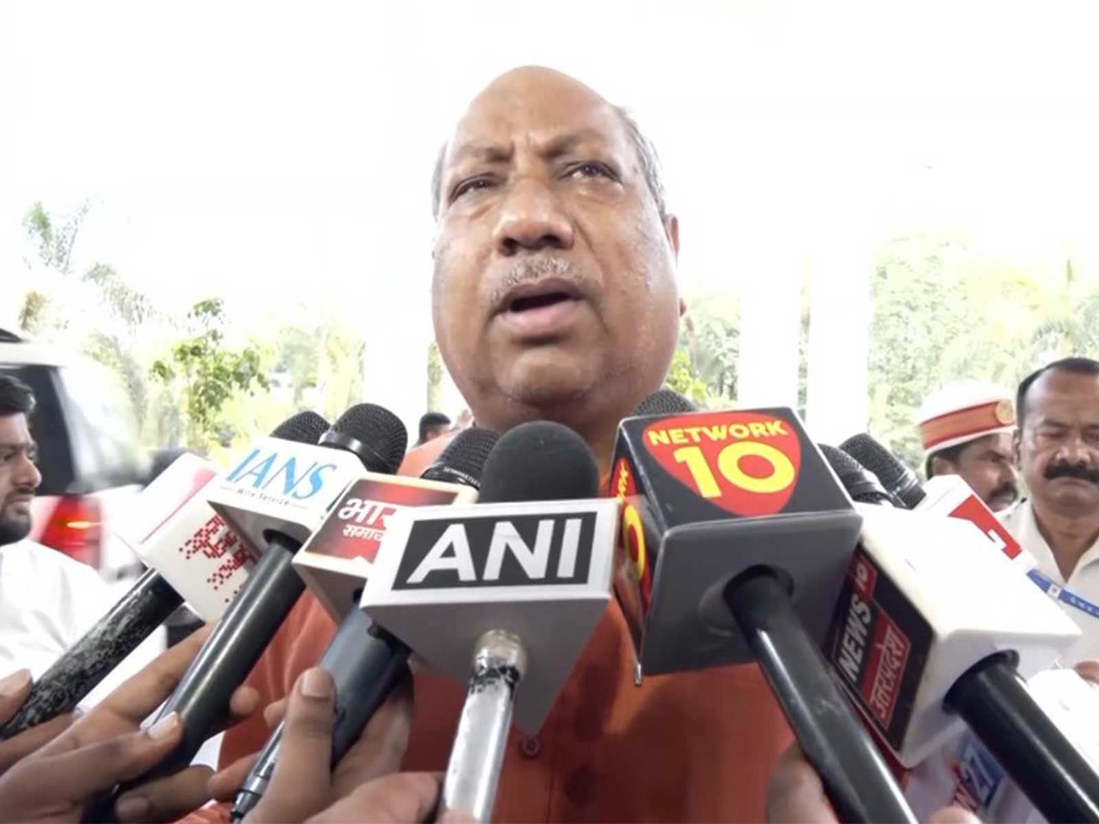 Uttar Pradesh Minister and Nishad Party chief Sanjay Nishad (Photo/ANI)
