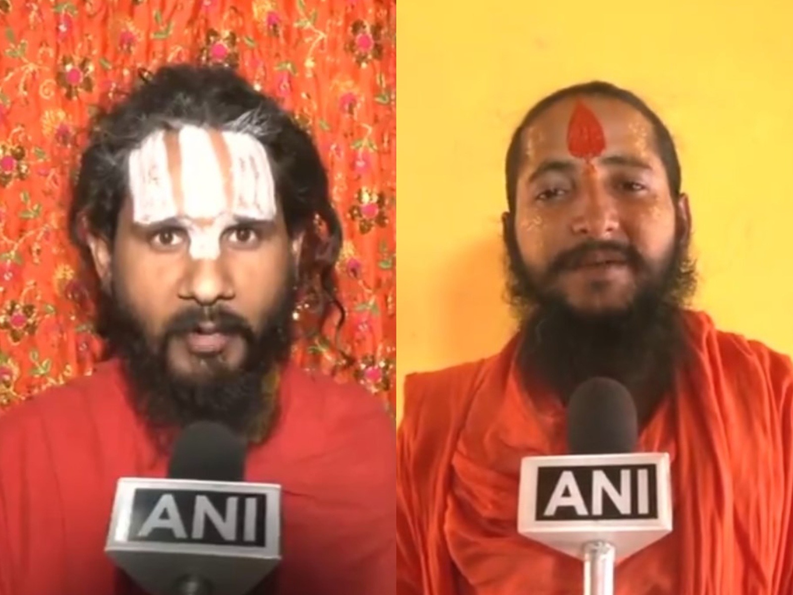 Mahamandaleshwar Vishnu Das Maharaj (L) and Mahant Sitaram Das Maharaj (R) (Photo/ANI) Mahamandaleshwar Vishnu Das Maharaj (L) and Mahant Sitaram Das Maharaj (R) (Photo/ANI)