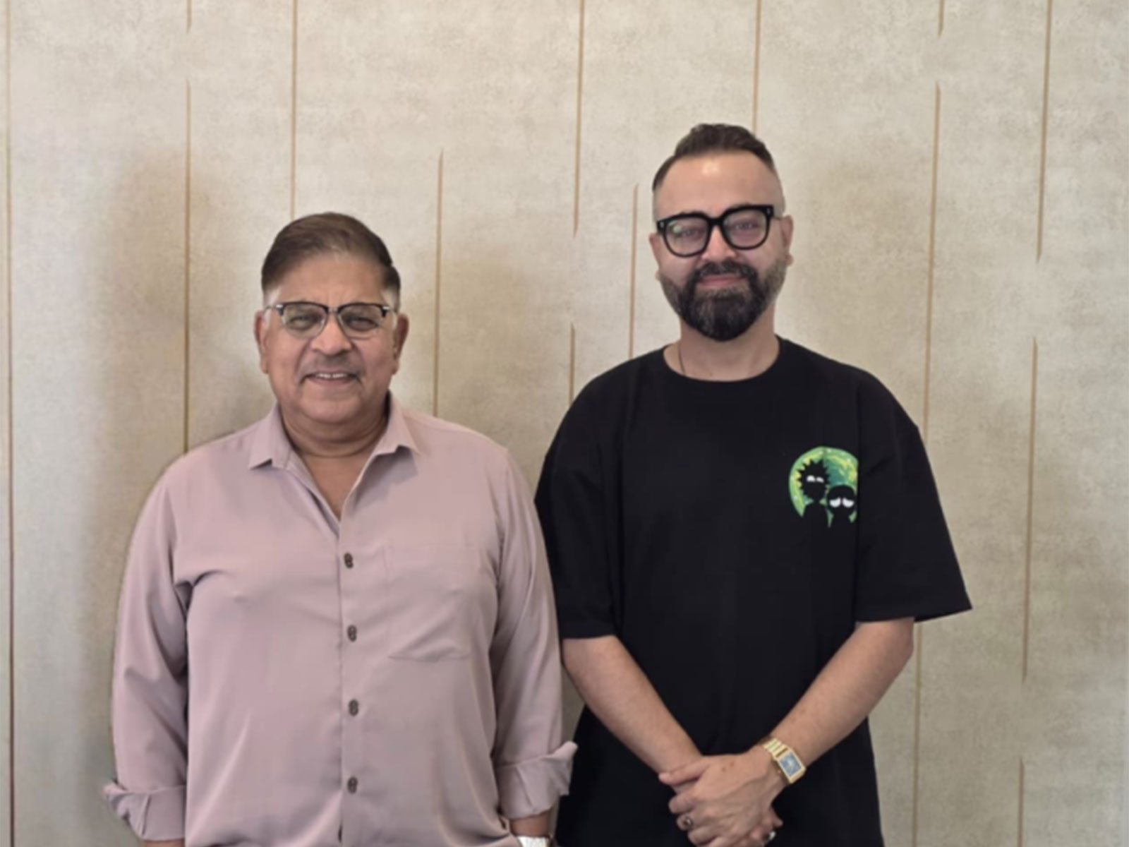 Himank Tripathi with Allu Aravind (Photos/Himank Tripathi) Himank Tripathi with Allu Aravind (Photos/Himank Tripathi)