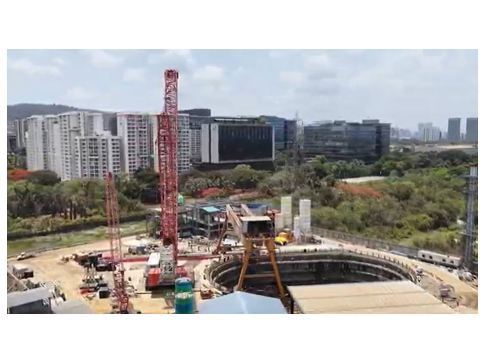 Tunnel Boring Machine begins excavation in Vikhroli (Photo/NHSRCL)