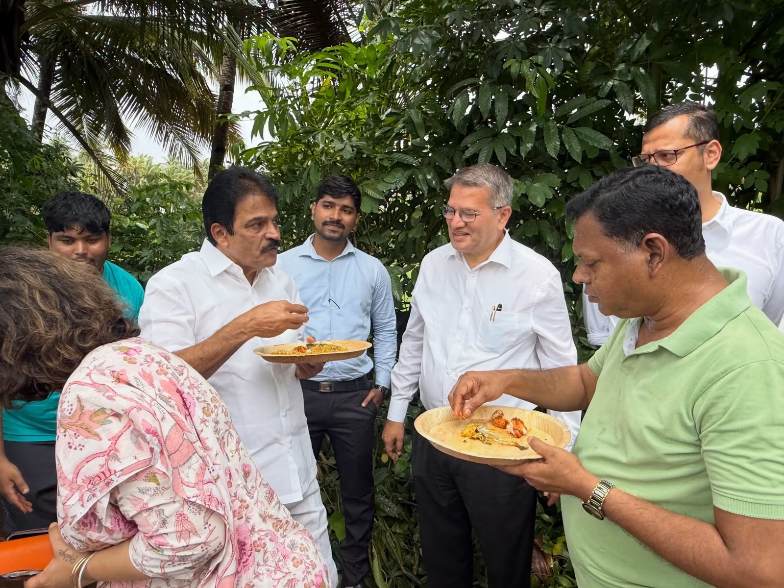 Congress MP KC Venugopal visits Chicalim (Photo/X/@INCGoa)