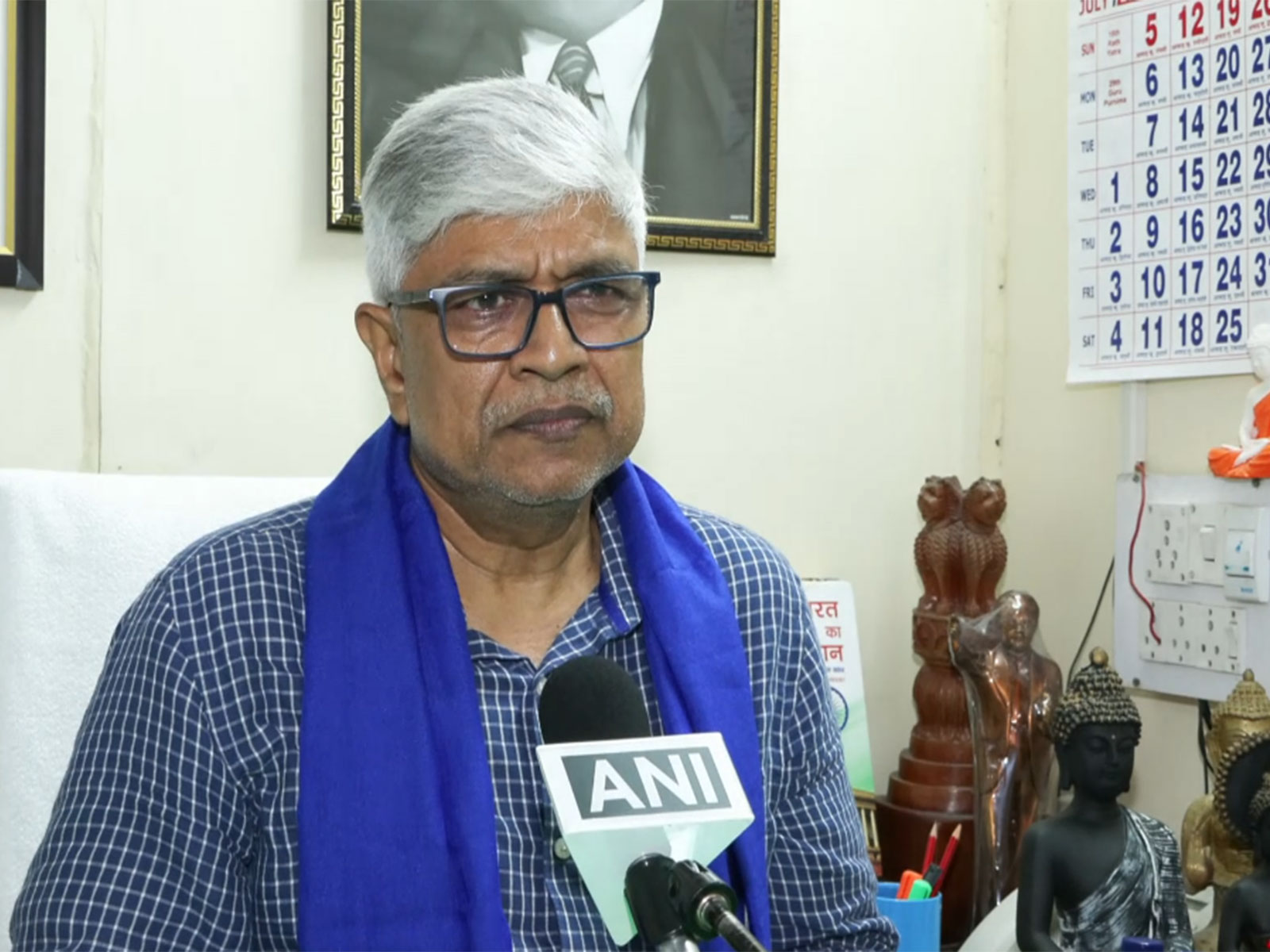 AICC in-charge for Uttar Pradesh Rajendra Pal Gautam. (Photo/ANI)