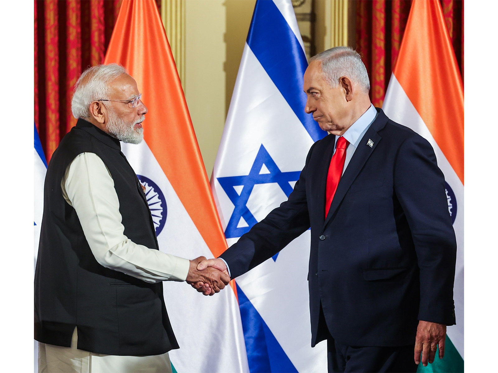 Prime Minister Narendra Modi and Israeli Prime Minister Benjamin Netanyahu (File Photo/PM Narendra Modi Photo Gallery/ANI)