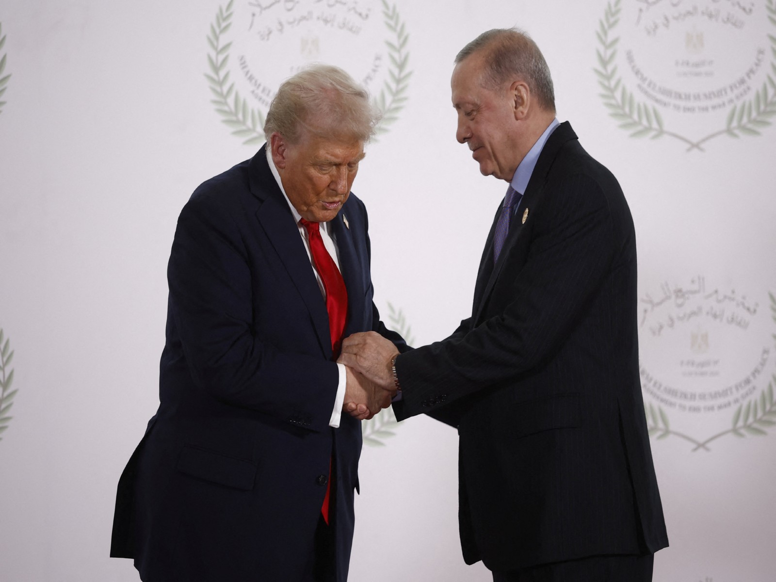 US President Donald Trump with Recep Tayyip Erdoğan, President of Türkiye (File photo/Reuters)