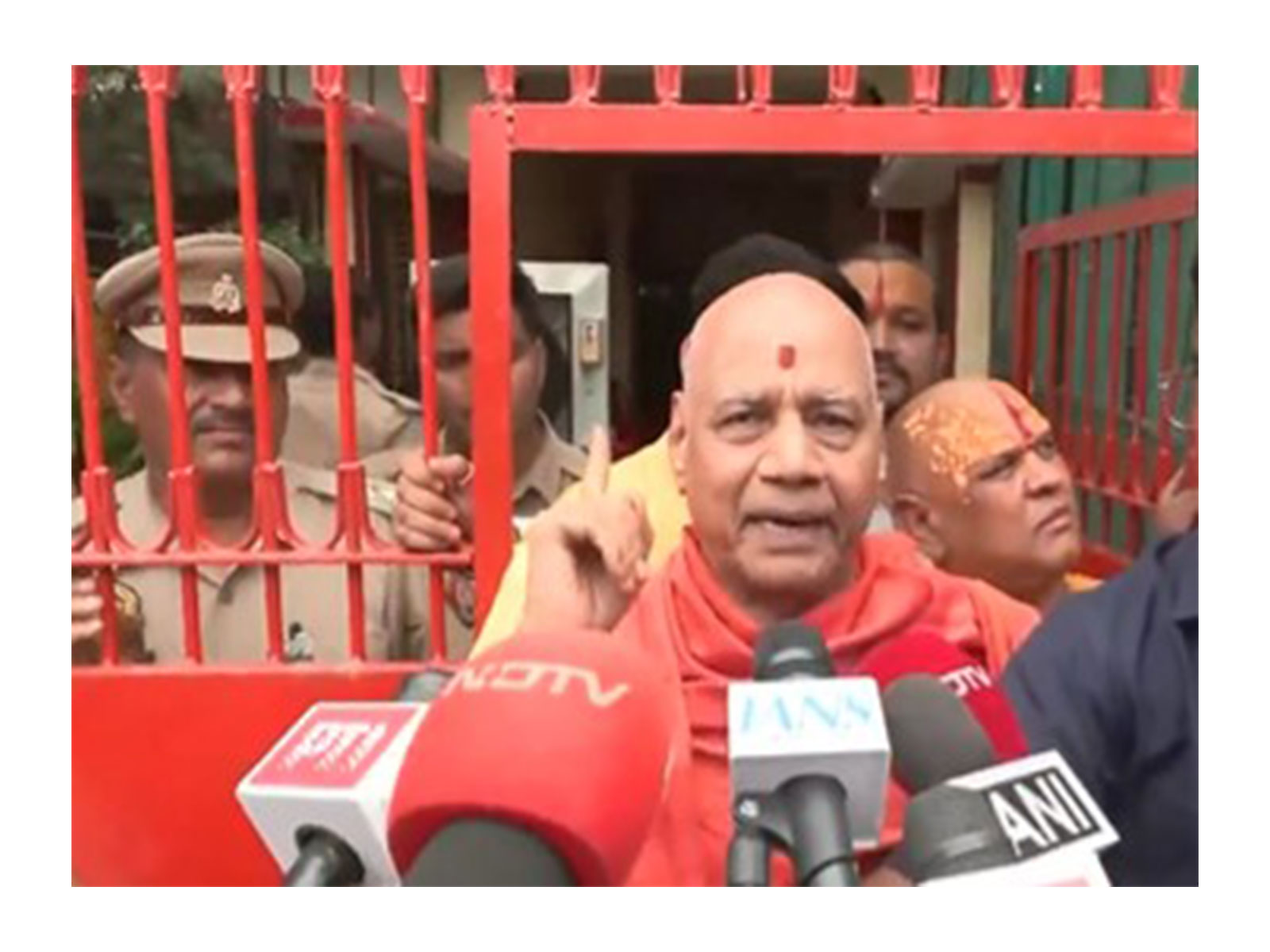 Shri Ram Janmabhoomi Teerth Kshetra Trust Treasurer Swami Govind Dev Giri (Photo/ANI)