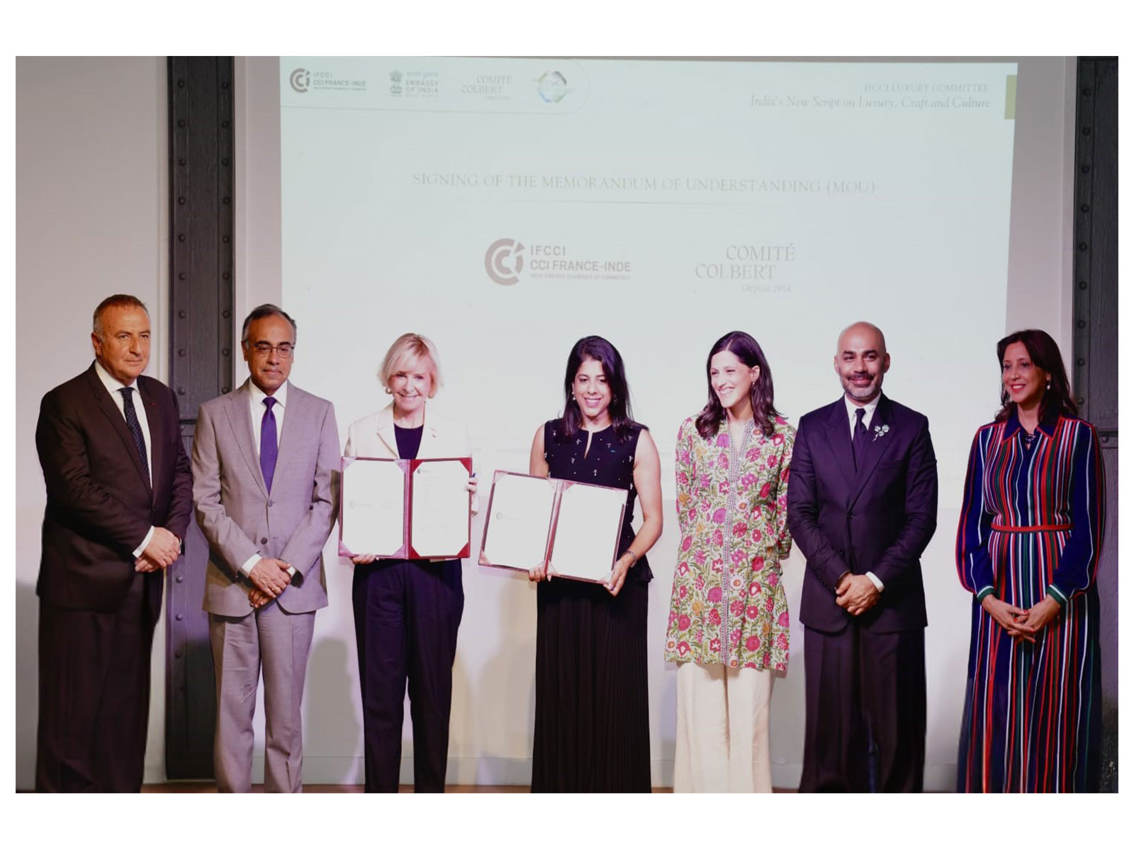 IFCCI Luxury Committee Leadership with key dignitaries at the inaugural session in Paris on 1 July 2026