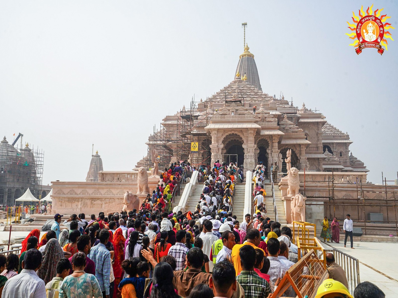 Shri Ram Janmbhoomi Temple (@ShriRamTeerth/ANI Photo)